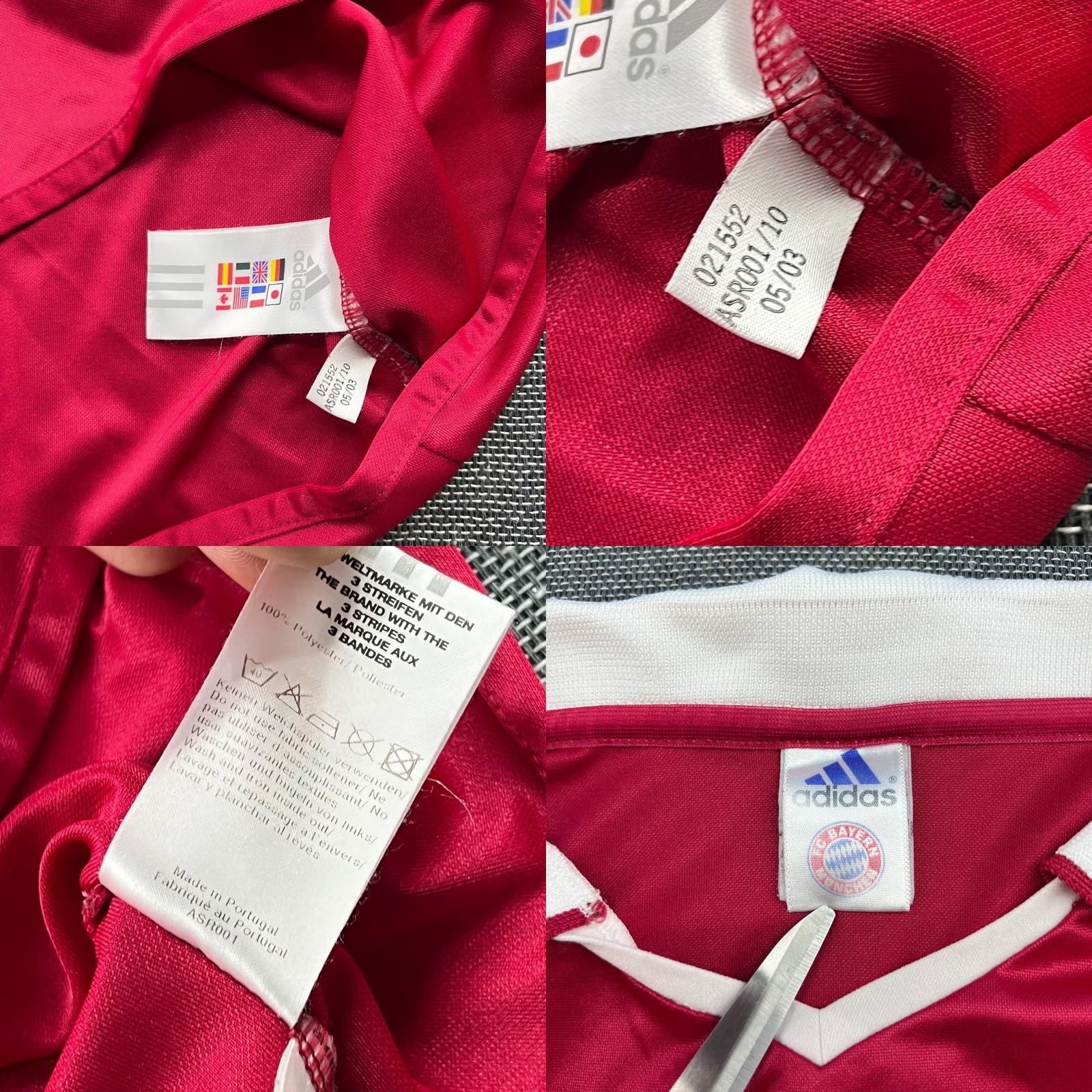 Adidas adidas Bayern Munich 2003 2004 Home Jersey Football Mens Large Red Shirt Size US L / EU 52-54 / 3 - 8 Thumbnail