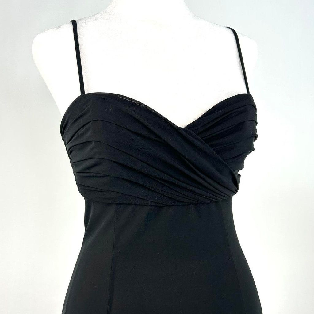 Dior 1970s-80s archival Dior black evening dress Size S / US 4 / IT 40 - 8 Thumbnail