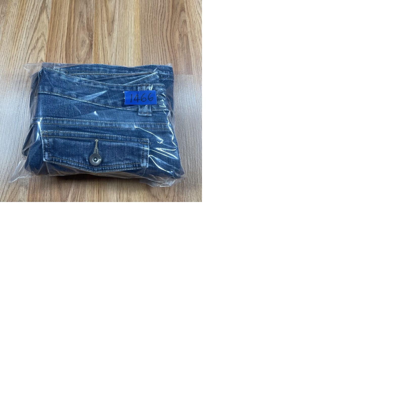 Lee Lee Jeans Womens 12 Medium Bootcut Just Below The Waist Blue Wash Denim - Vintage Condition - High Rise Size 34" / US 12 / IT 48 - 10 Thumbnail