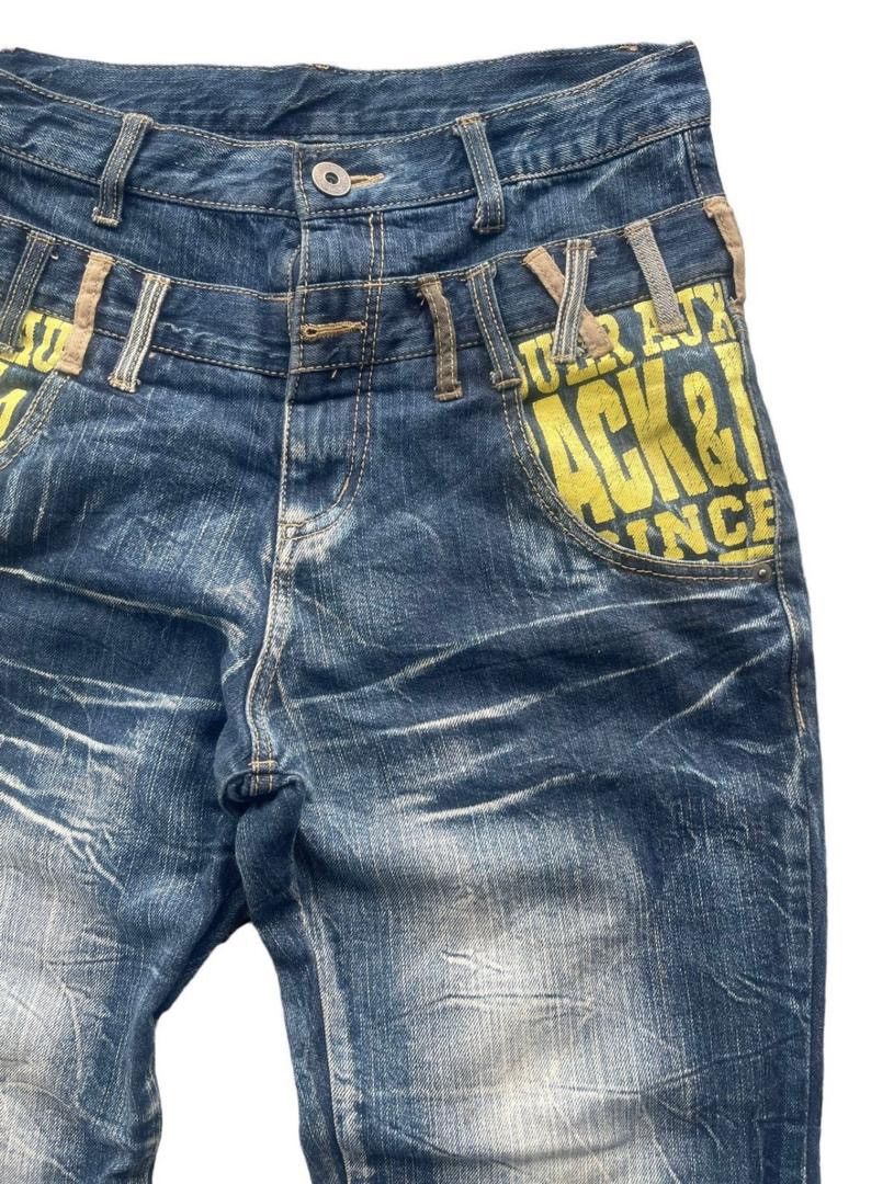 Japanese Brand Japanese Brand Double Waist Jeans Size US 32 / EU 48 - 9 Thumbnail