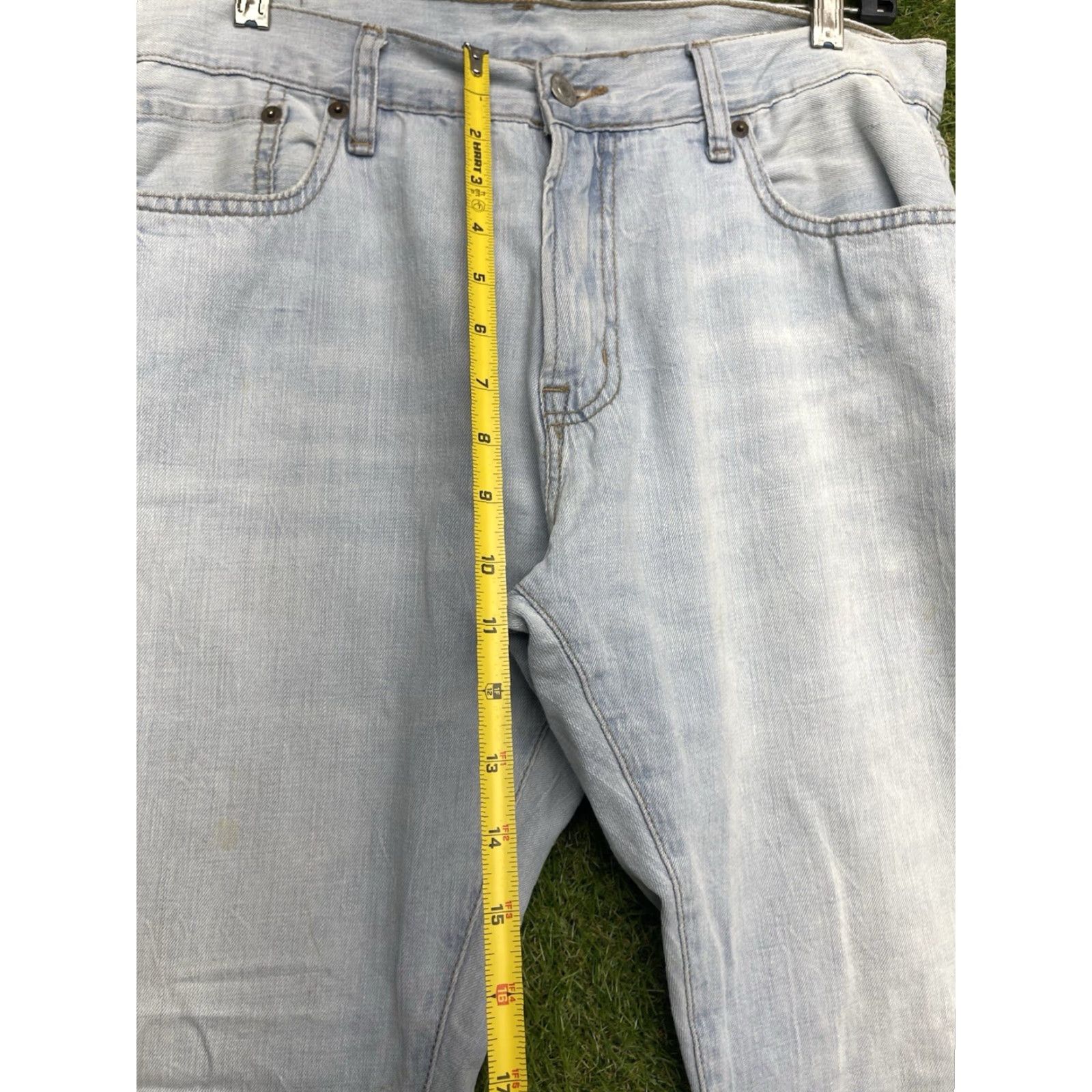 Vintage VINTAGE Denim & Supply Ralph Lauren Jeans Mens 32x29 Straight Distressed USA Flag 90s Size US 32 / EU 48 - 4 Thumbnail
