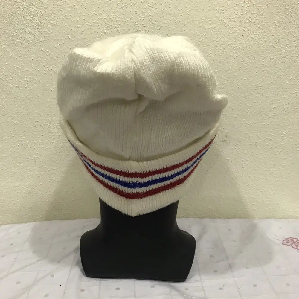 Adidas × Vintage Adidas Spellout Beanie Hat Size ONE SIZE - 4 Thumbnail