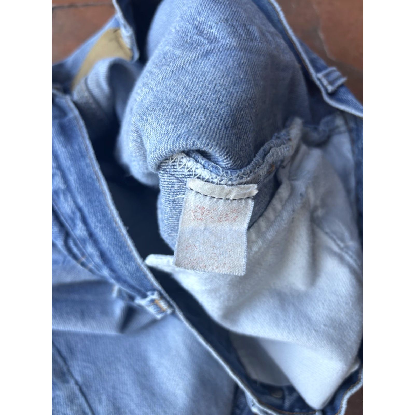 Levi's VINTAGE Levi's 501 Jeans Mens 38x30.5 Button Fly Denim Blue USA 90s Straight Regular Pockets Size US 38 / EU 54 - 3 Thumbnail