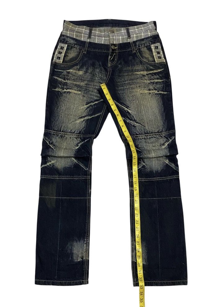 PPFM PPFM Double Waist Mud Wash Denim Pants Size US 32 / EU 48 - 18 Thumbnail