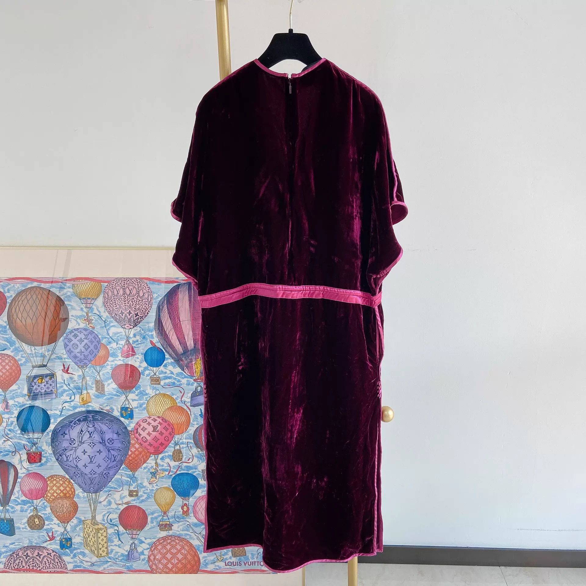 Gucci Gucci women's velvet slit dress 40 Size S / US 4 / IT 40 - 3 Thumbnail