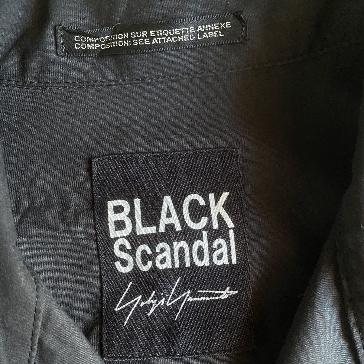 Yohji Yamamoto Fall19 Black Scandal Print Shirt Size US M / EU 48-50 / 2 - 5 Thumbnail