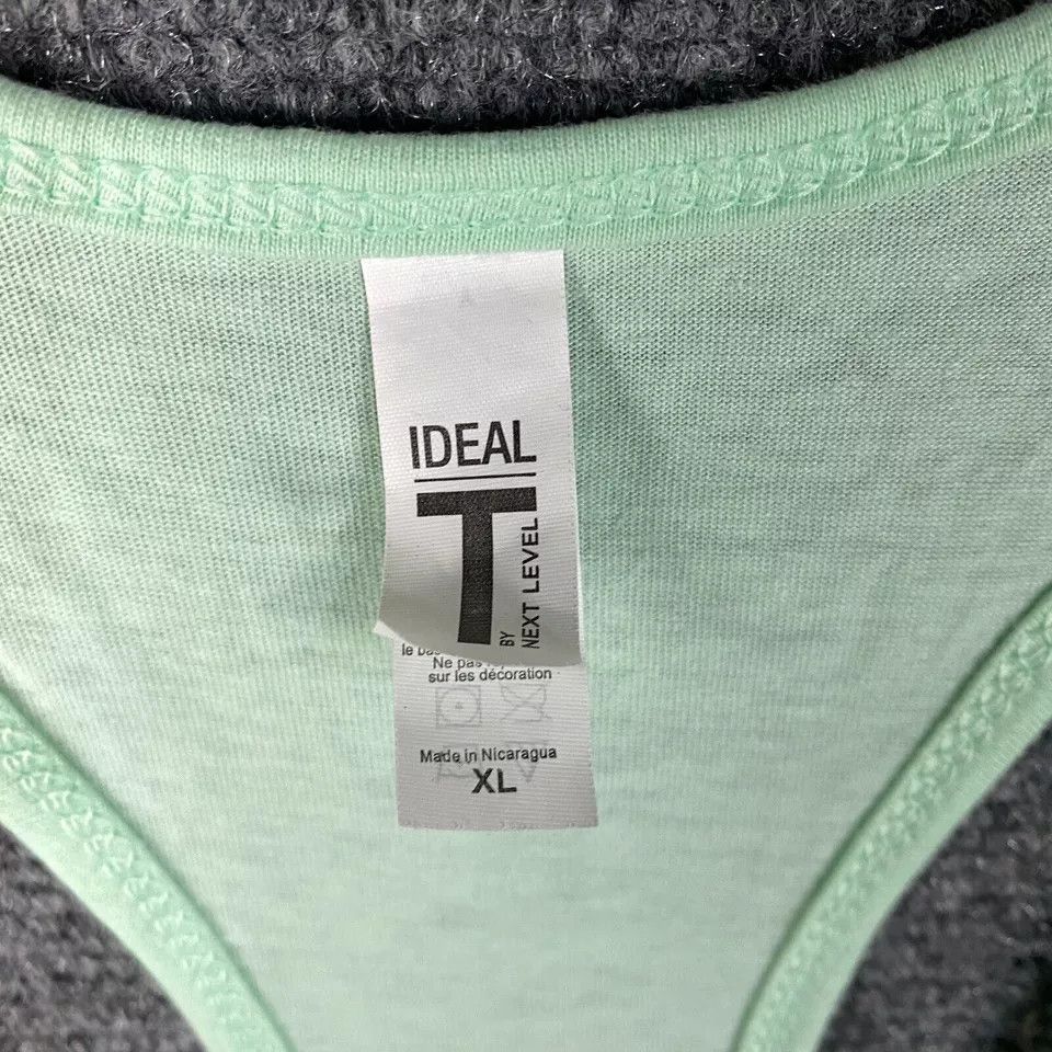 Other Ideal Tank Top XL Women's Pullover Mint Green Cotton Blend Size XL / US 12-14 / IT 48-50 - 3 Thumbnail
