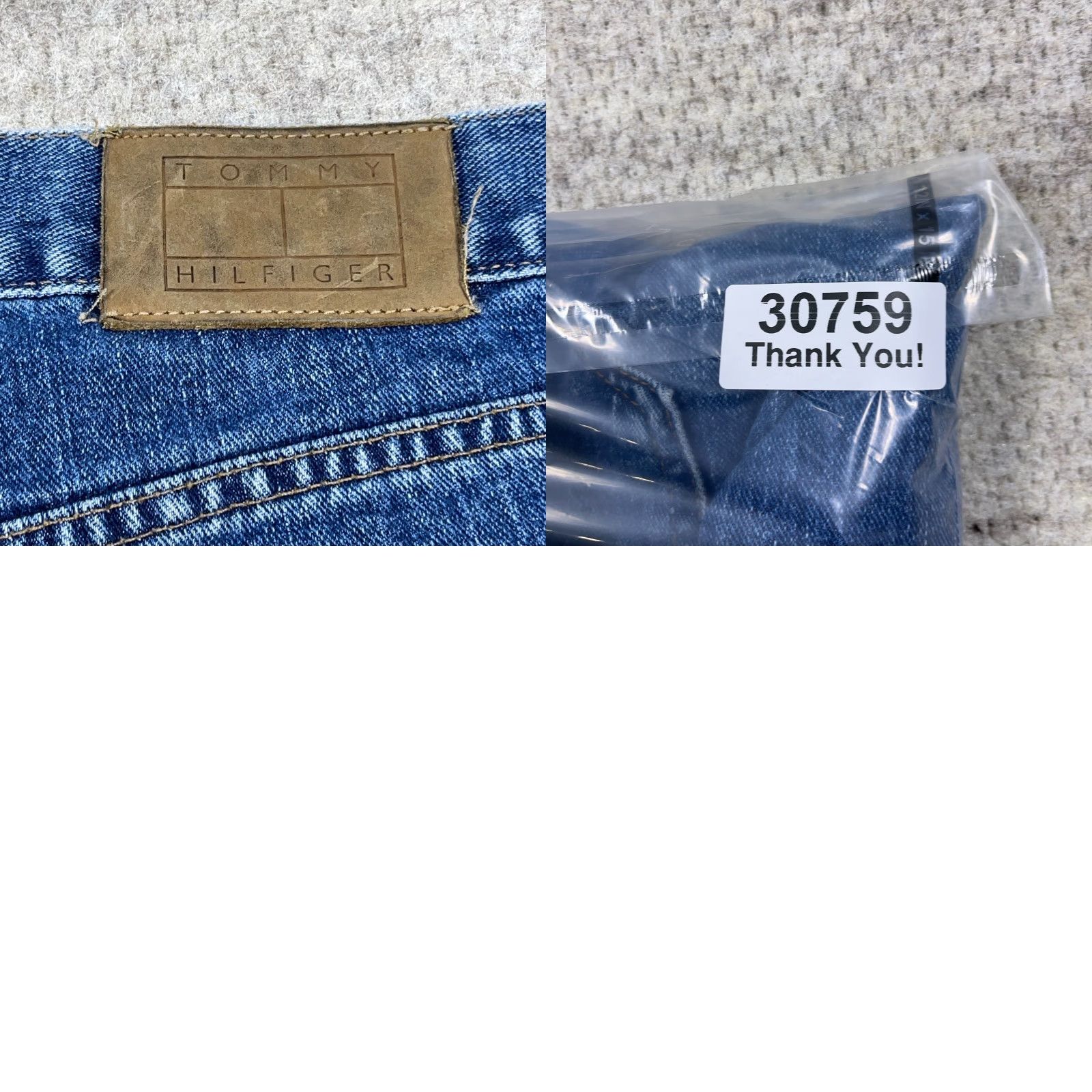 Tommy Hilfiger VINTAGE Tommy Hilfiger Denim Shorts Men 38 Blue Baggy Jorts Relaxed Fit Bermuda 90s Hip Hop Grunge Classic Size US 38 / EU 54 - 9 Thumbnail