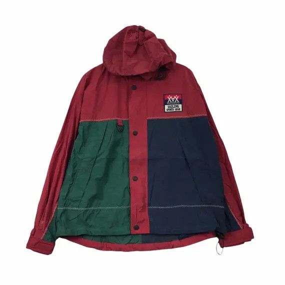 Vintage Vtg 80’ XAX SAILING GEAR United Sports Yacht Jacket Hoodie Size US L / EU 52-54 / 3 - 1 Thumbnail