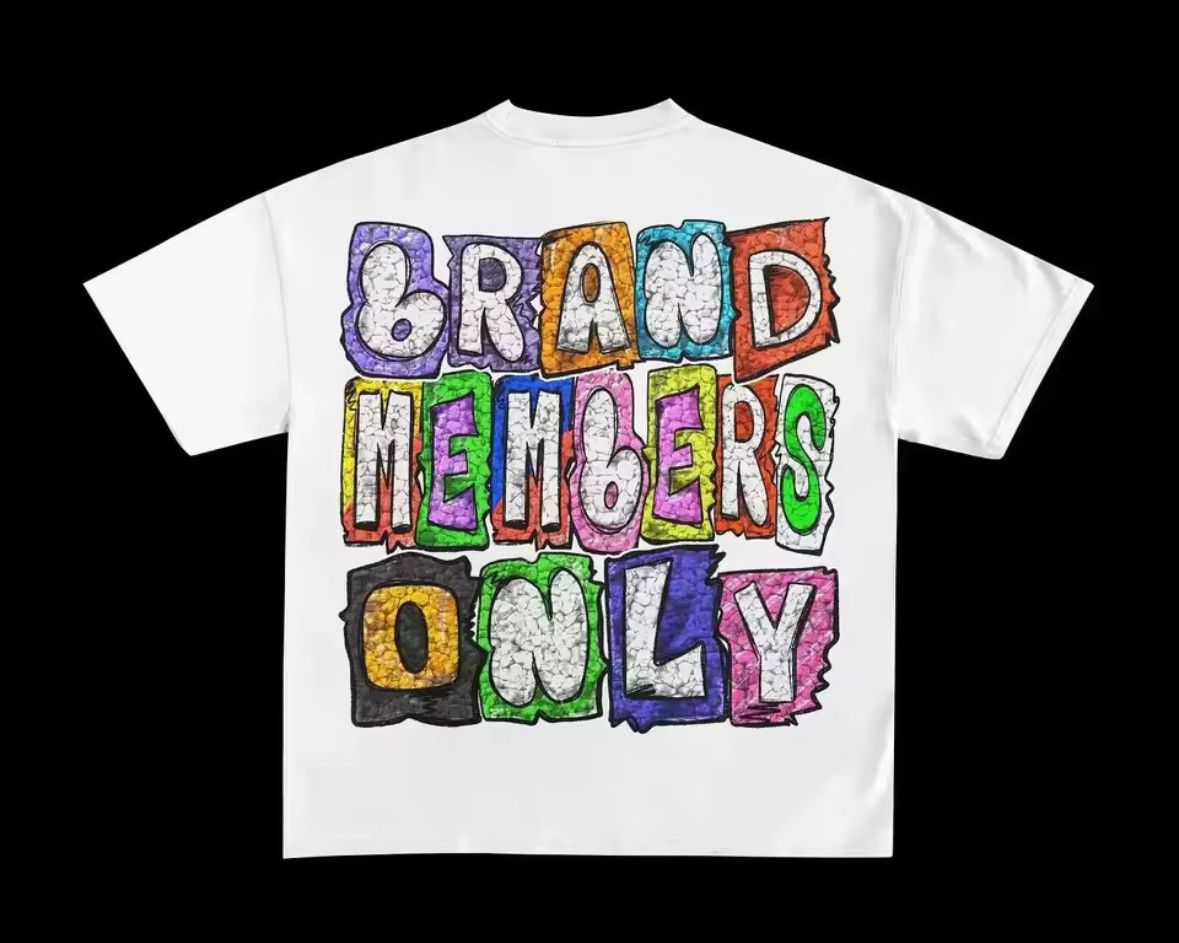Other Y2K Streetwear Retro Hip Hop Member Font White T-Shirt Size US M / EU 48-50 / 2 - 1 Thumbnail