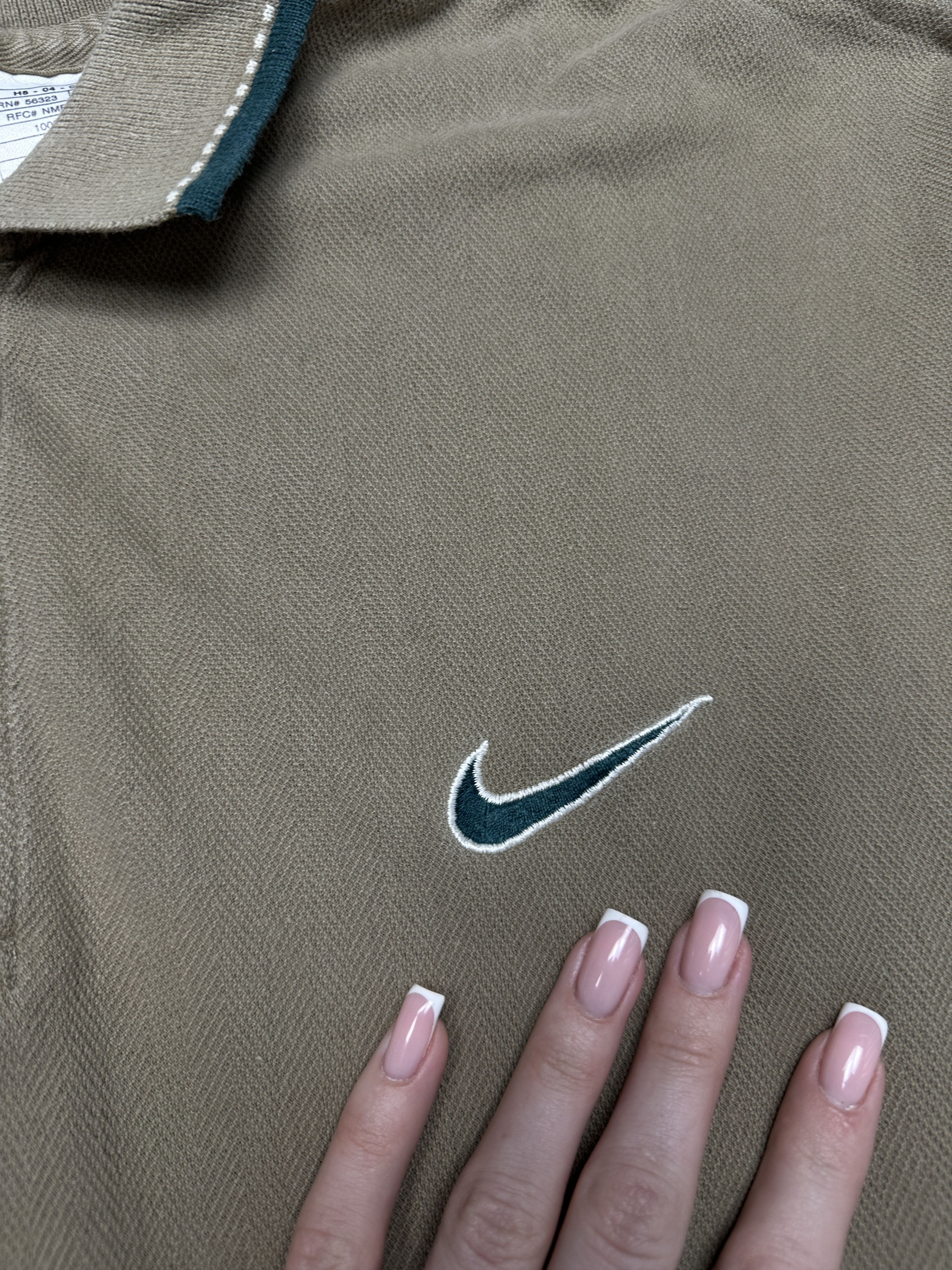 Nike Nike 90s Vintage Long Sleeve Polo Shirt Size US L / EU 52-54 / 3 - 3 Thumbnail