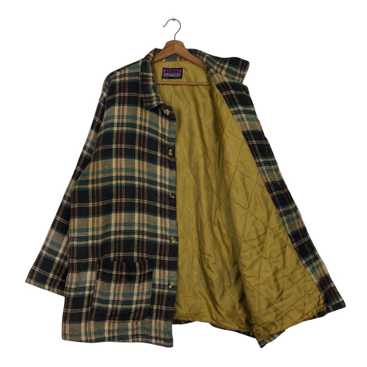 Japanese Brand × Vintage 📌Vintage Flannel Shirt Jacket Citano Tartan Issey Miyake Size US L / EU 52-54 / 3 - 12 Thumbnail
