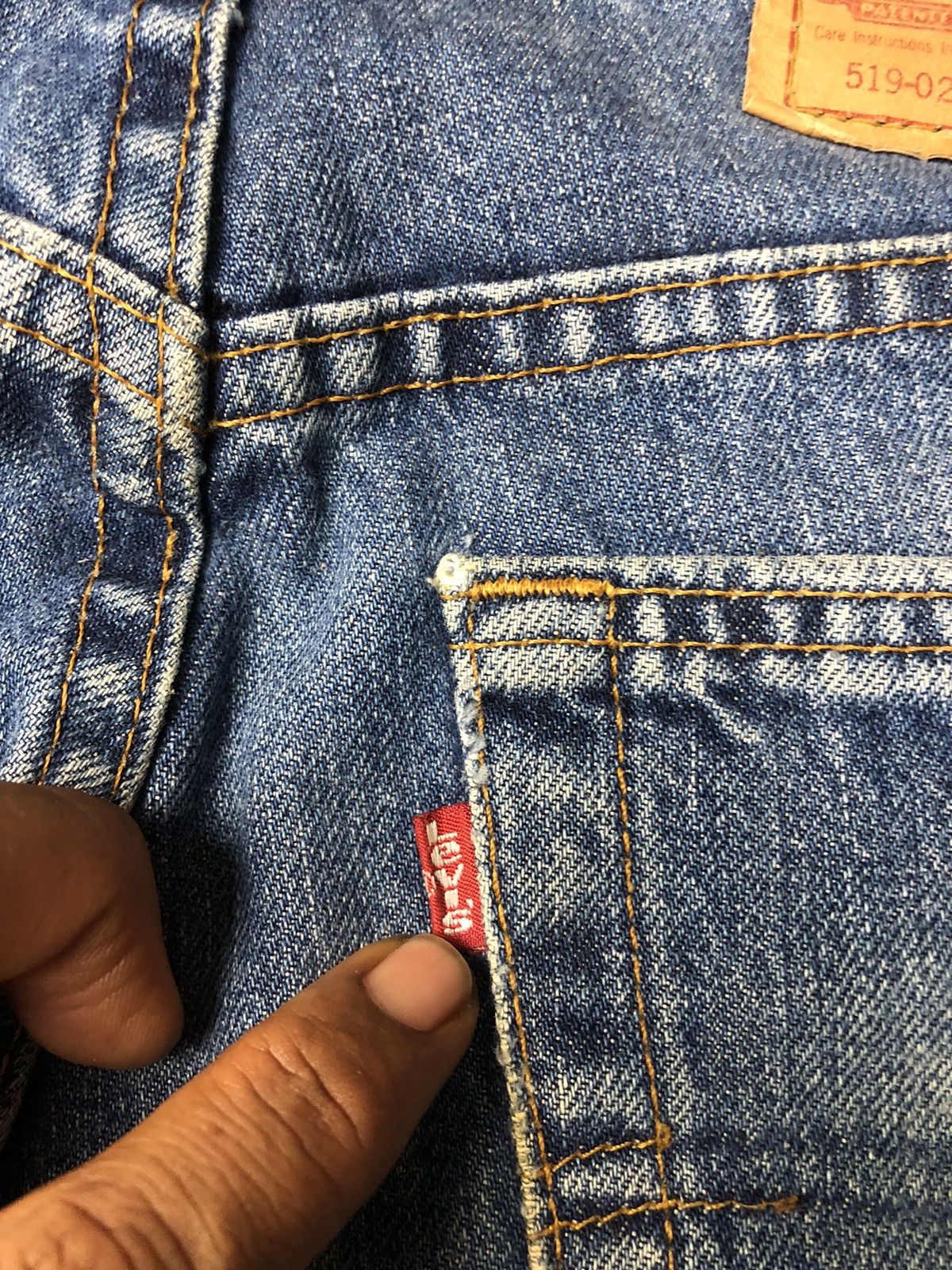 Japanese Brand × Levi's × Vintage Vintage Distressed Levis 519 Made In Usa Jeans Size US 31 - 20 Thumbnail