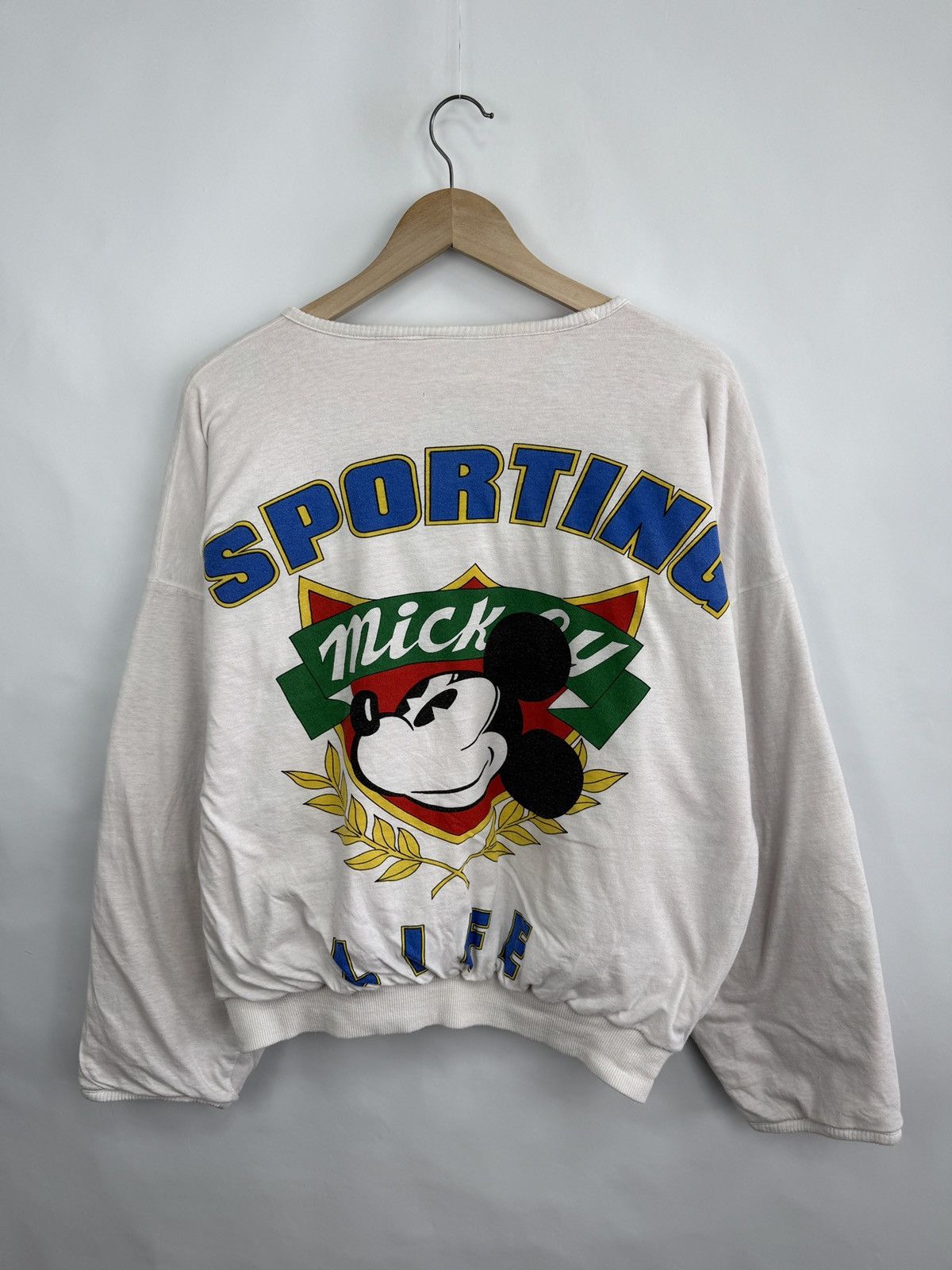 Disney 🇬🇧 Vtg 90s Disney Princess Diana Mickey Mouse Sporting Life Size US L / EU 52-54 / 3 - 8 Thumbnail