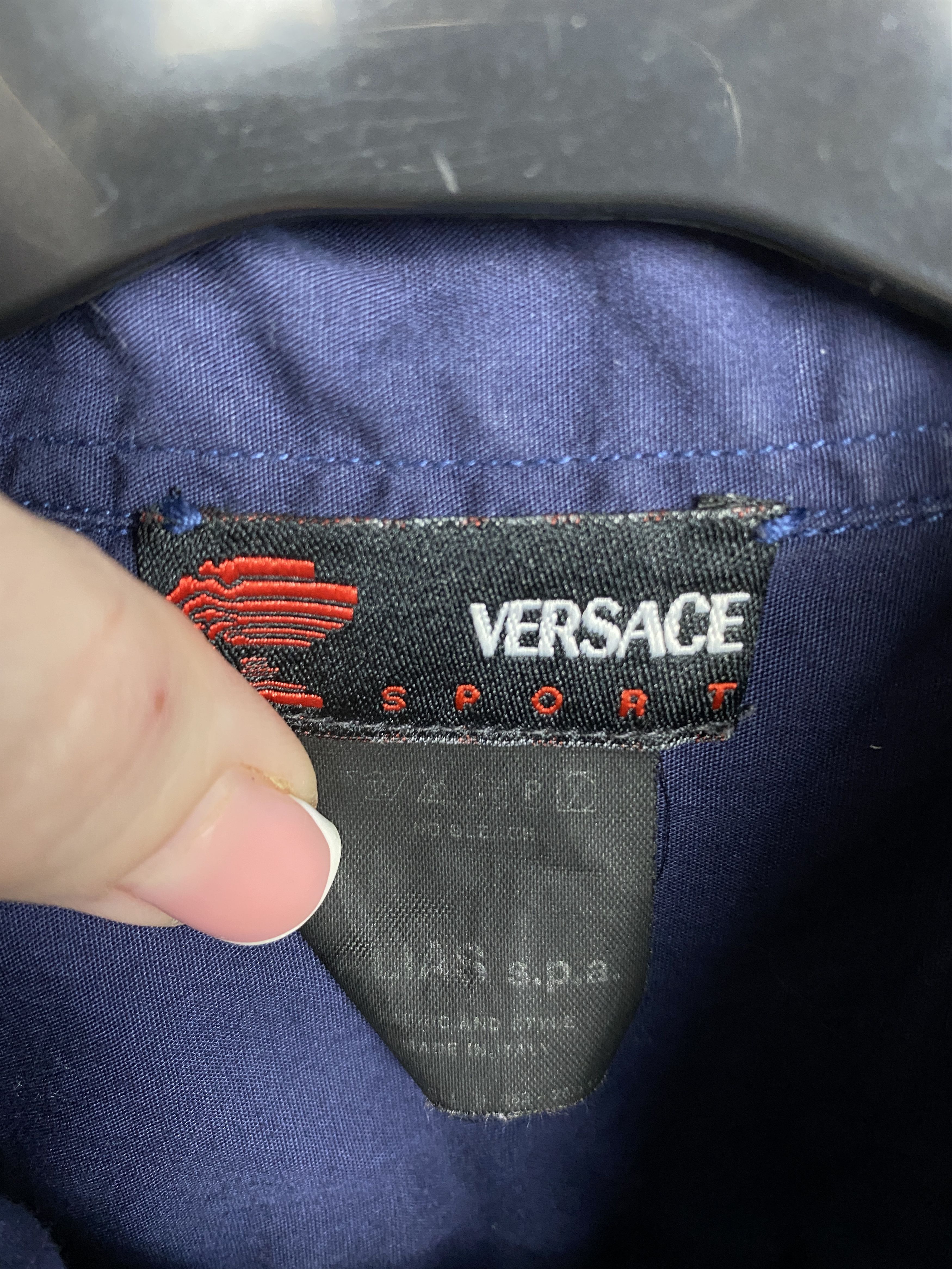 Versace Versace Sport Vintage Mens Short Sleeve Shirt Size US L / EU 52-54 / 3 - 5 Thumbnail