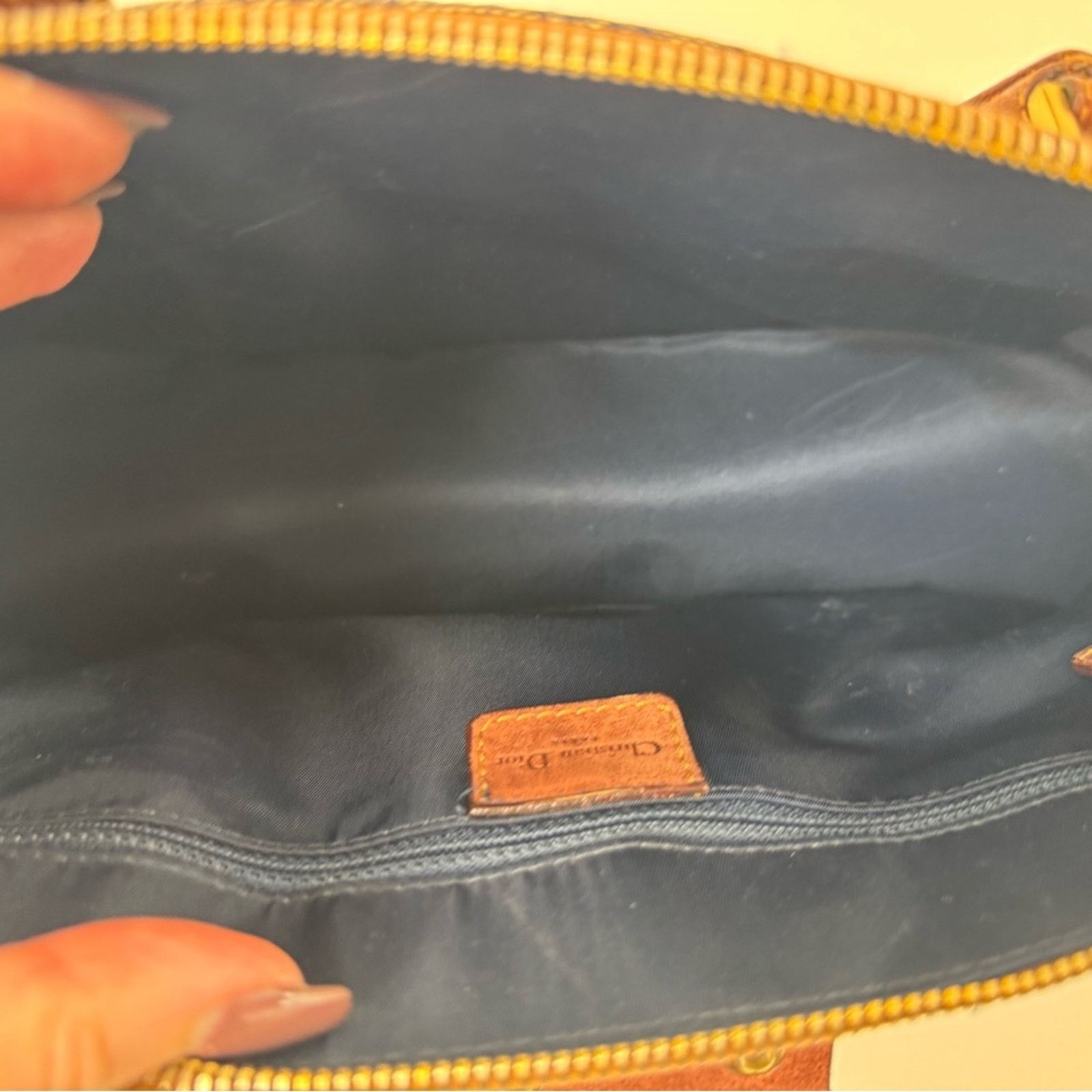 Dior Christian Dior Diorissimo Trotter Street Chic Dome handbag Size ONE SIZE - 8 Thumbnail