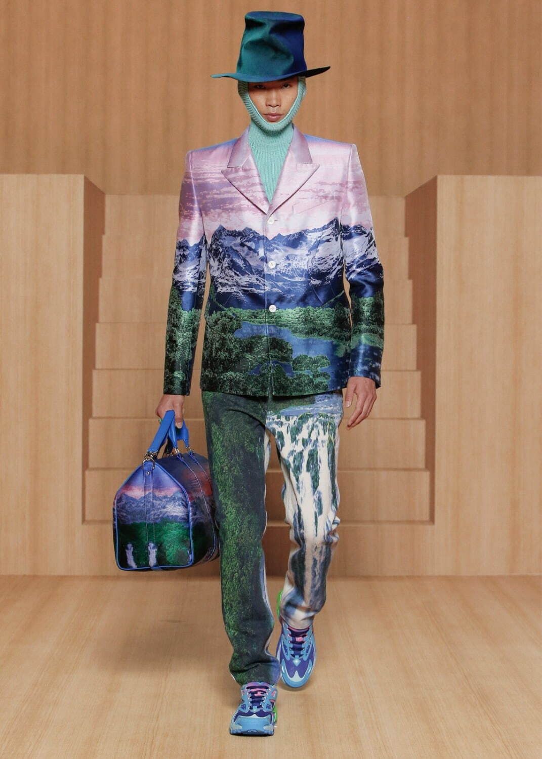 Louis Vuitton LOUIS VUITTON 2022SS × Virgil Landscape Hawaiian Shirt XXL Size US XXL / EU 58 / 5 - 2 Thumbnail