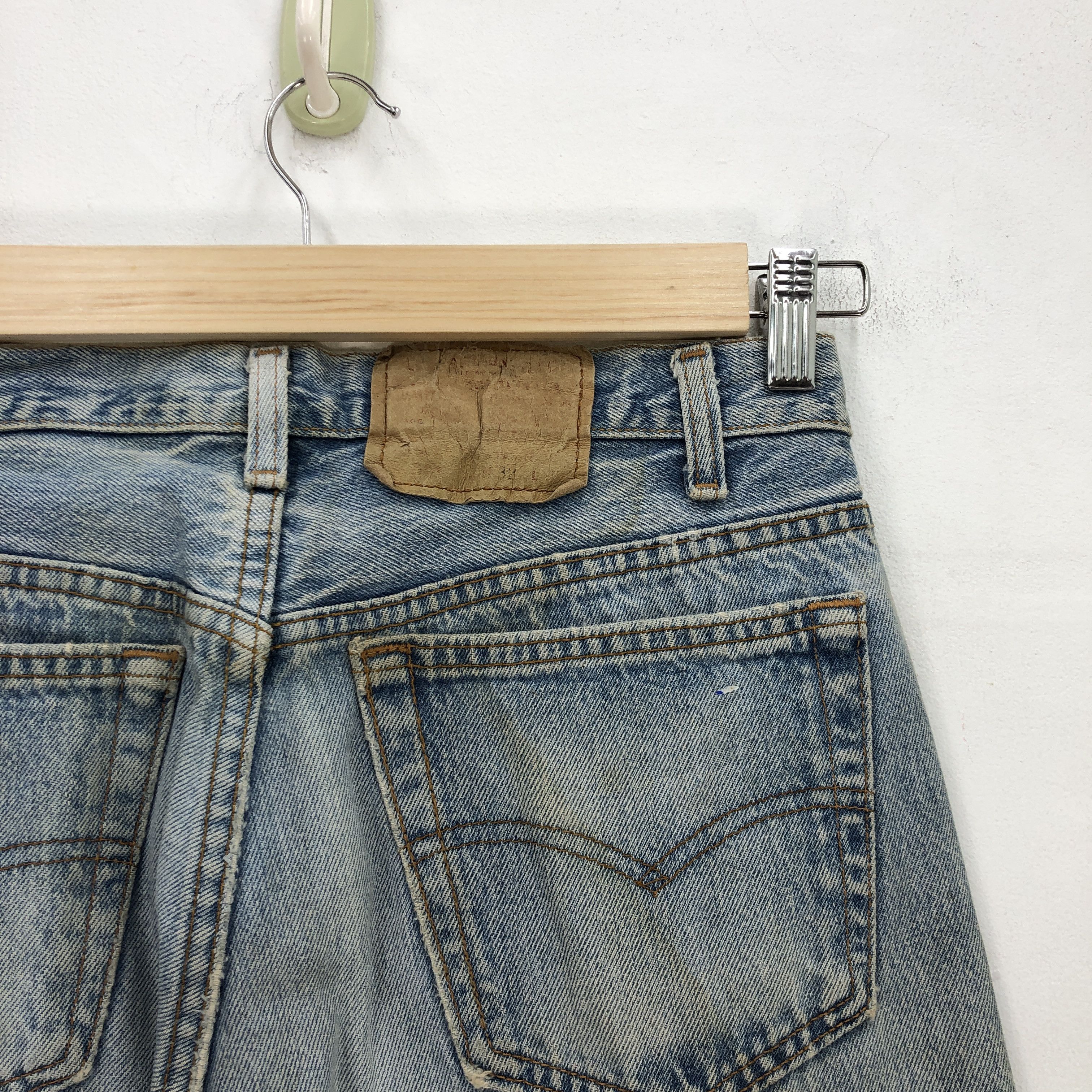 Levi's × Vintage Vintage Levi's 501 Sun Faded Jeans Light Wash Denim Size US 30 / EU 46 - 5 Thumbnail