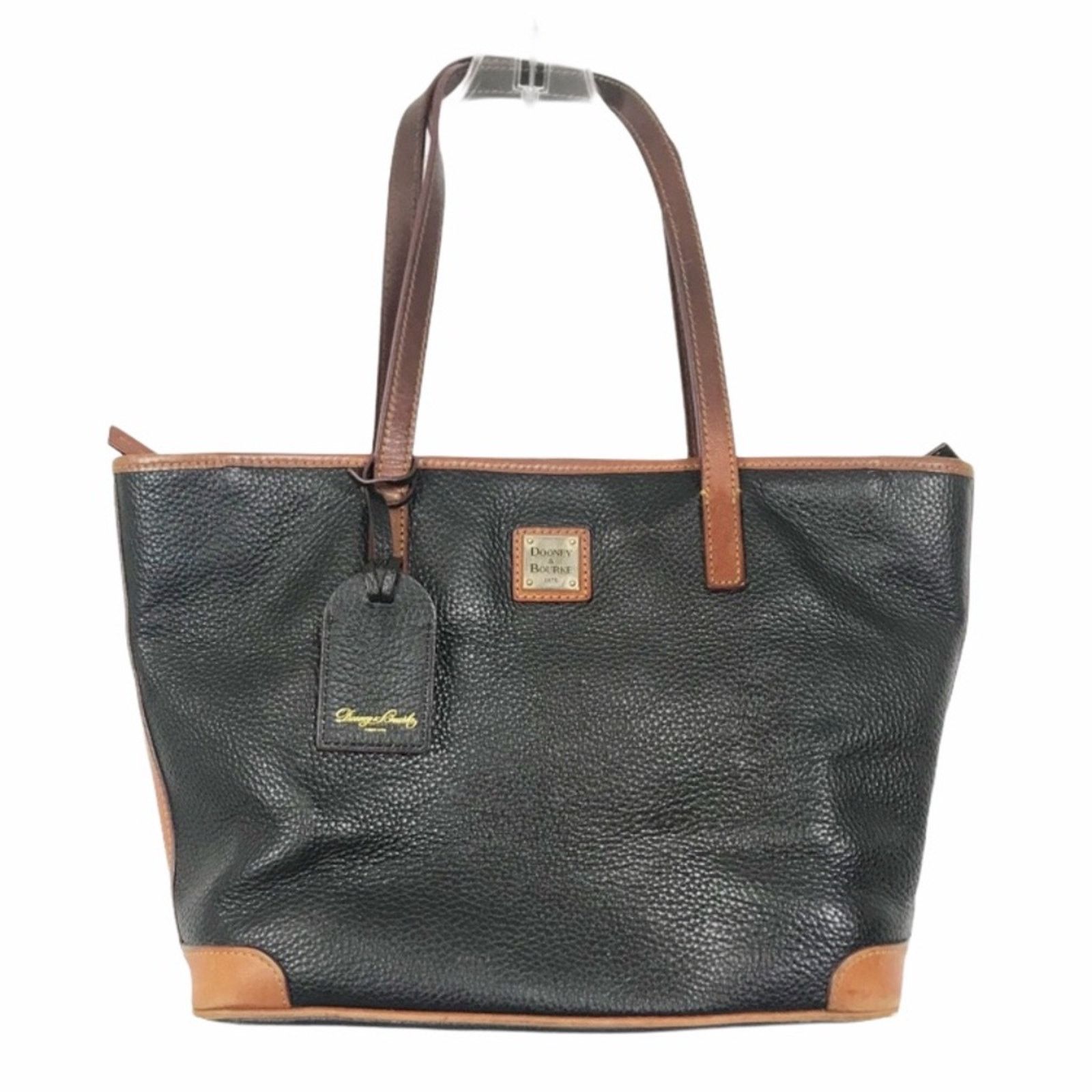 Dooney & Bourke Dooney & Bourke Black Leather Handbag Size ONE SIZE - 1 Thumbnail