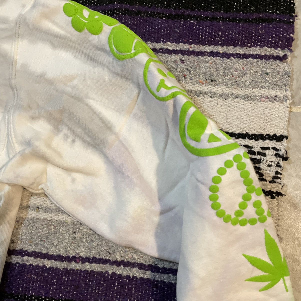 Other Desto Dubb Awful Lot of Cough Syrup Hoodie Green Tye Dye S Size US S / EU 44-46 / 1 - 4 Thumbnail