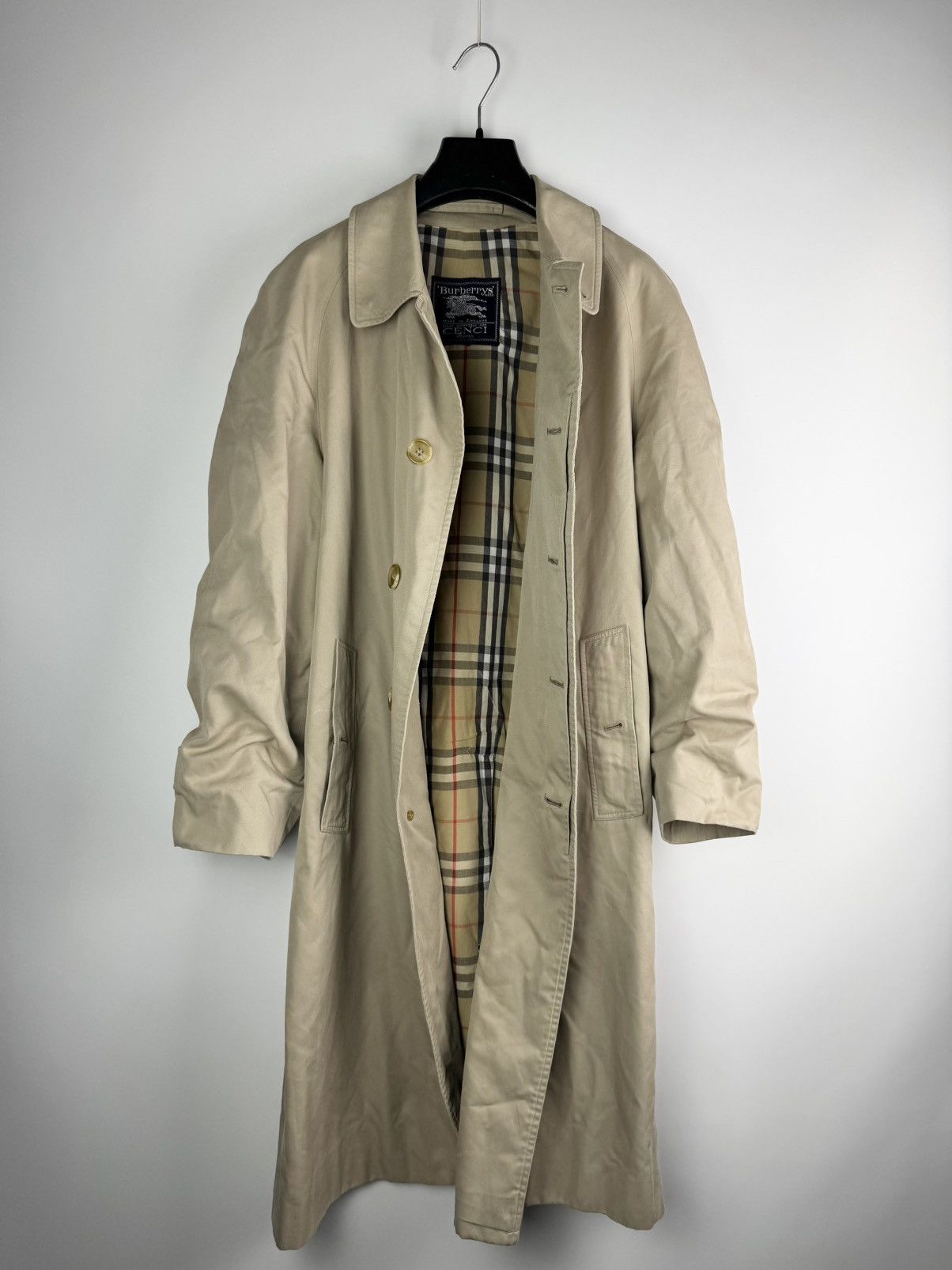 Burberry Burberry Prorsum Trench Coat Jacket Beige Size US L / EU 52-54 / 3 - 2 Thumbnail