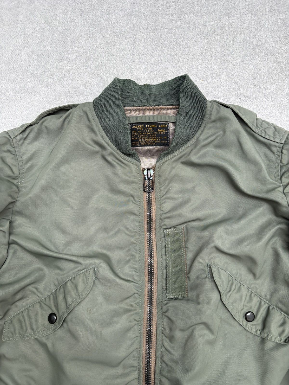 The Real McCoy's 1950s Blue Anchor Type L-2B by The Real Mccoys Bomber Jacket Size US S / EU 44-46 / 1 - 5 Thumbnail
