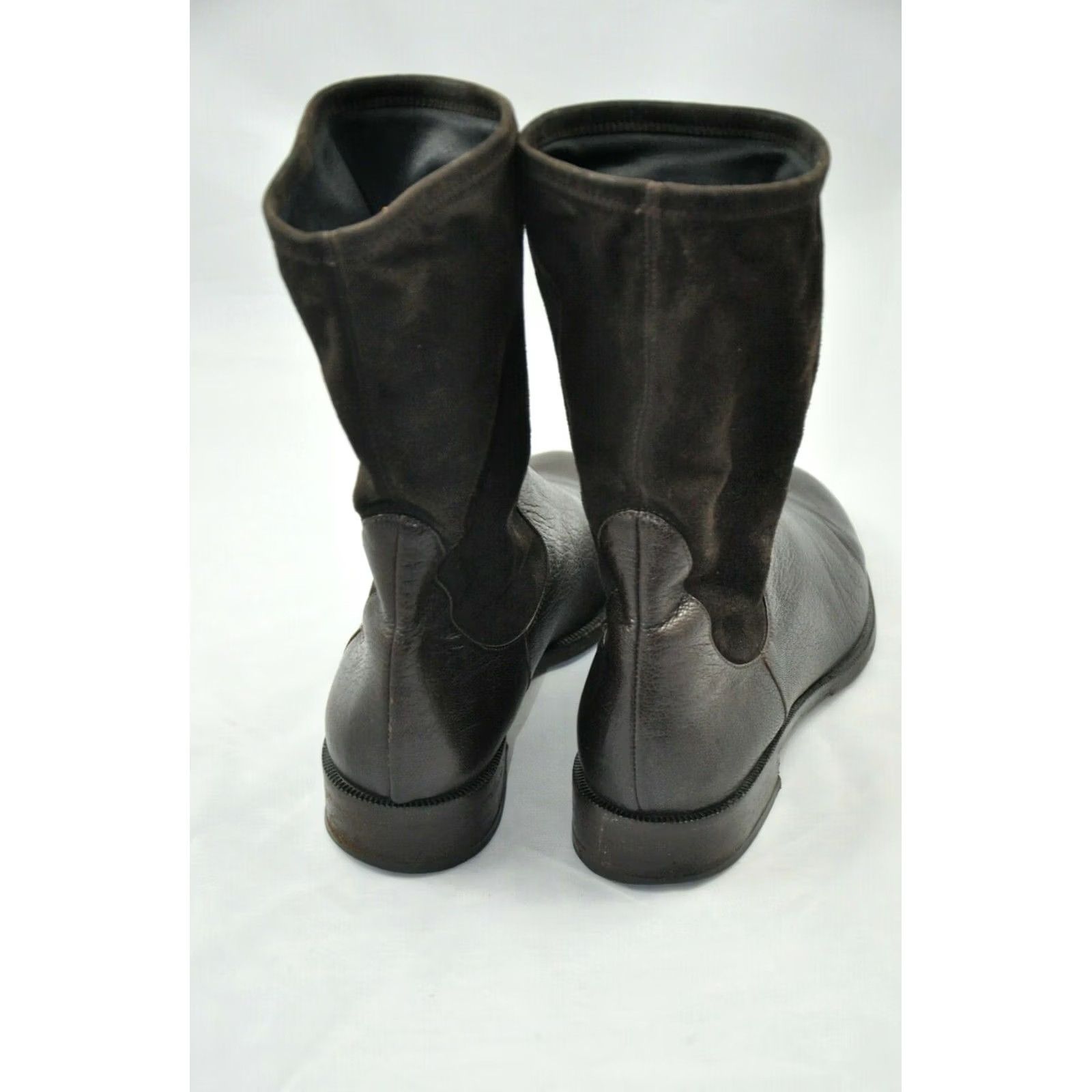 Vintage Gunex Brown Leather Bootie Women US 9 / EU 40 Ankle Booties Leather Outsole Italy Made 40 Brown Womens Boots Size US 7 / IT 37 - 4 Thumbnail