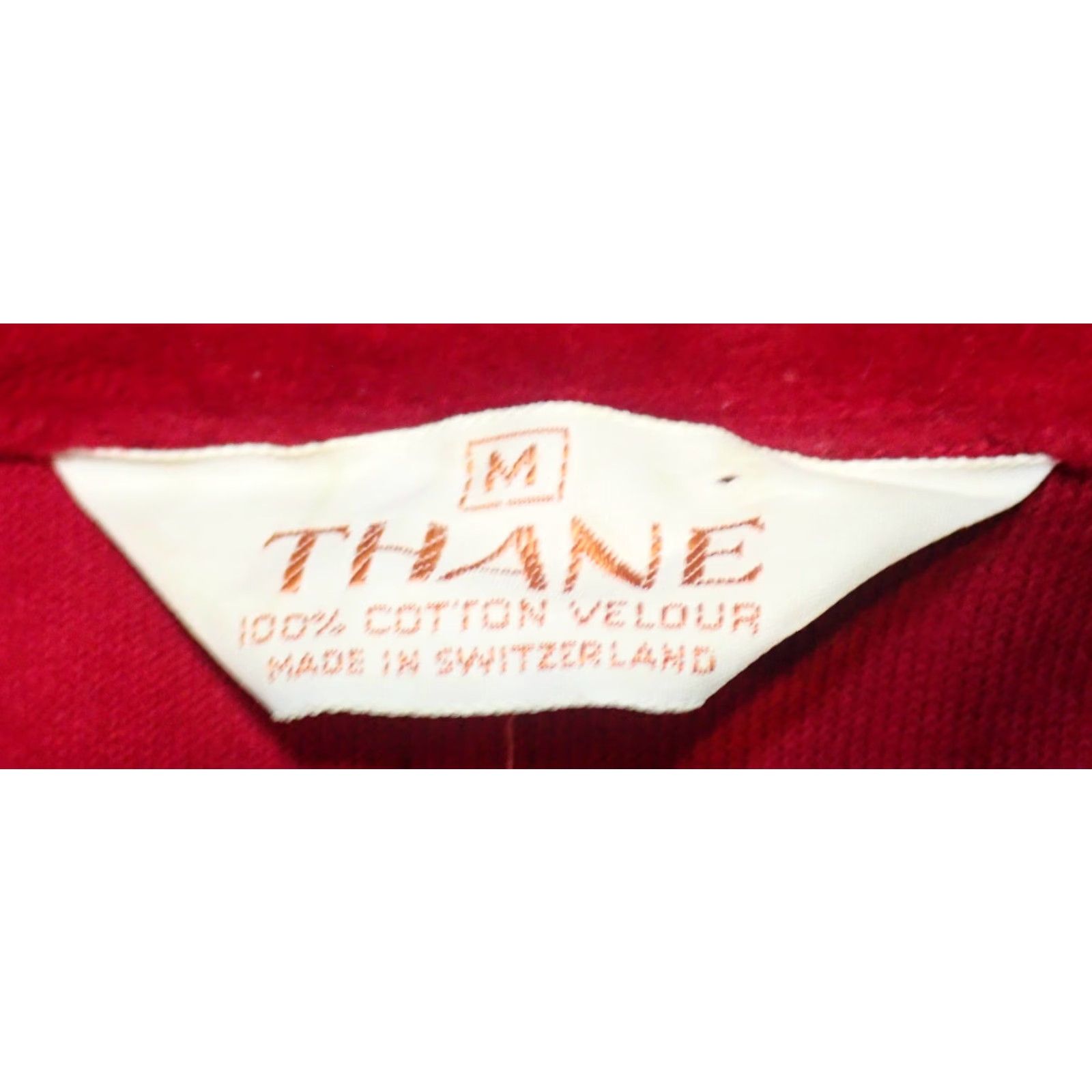 Vintage VINTAGE Thane Red Velvet Long Sleeve Polo Shirt Mens M Rockabilly 1970s Dagger Point Popover Size US M / EU 48-50 / 2 - 5 Thumbnail