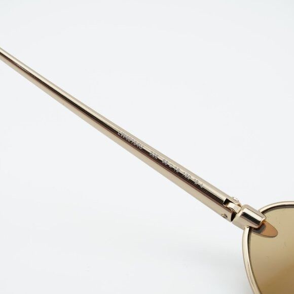 Loewe Loewe LW40164U 32E Sunglasses Shiny Gold Oval Frame, Brown Size ONE SIZE - 7 Thumbnail