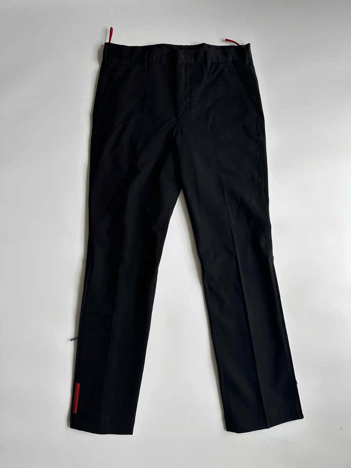 Prada Sz 46 Vintage Prada Red Label Side Zip Trousers-2508 Size US 30 / EU 46 - 2 Thumbnail