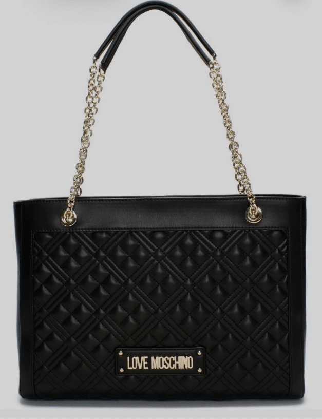 Love Moschino Love Moschino Borsa Quilted Tote Chain Shoulder Bag Black Size ONE SIZE - 2 Thumbnail