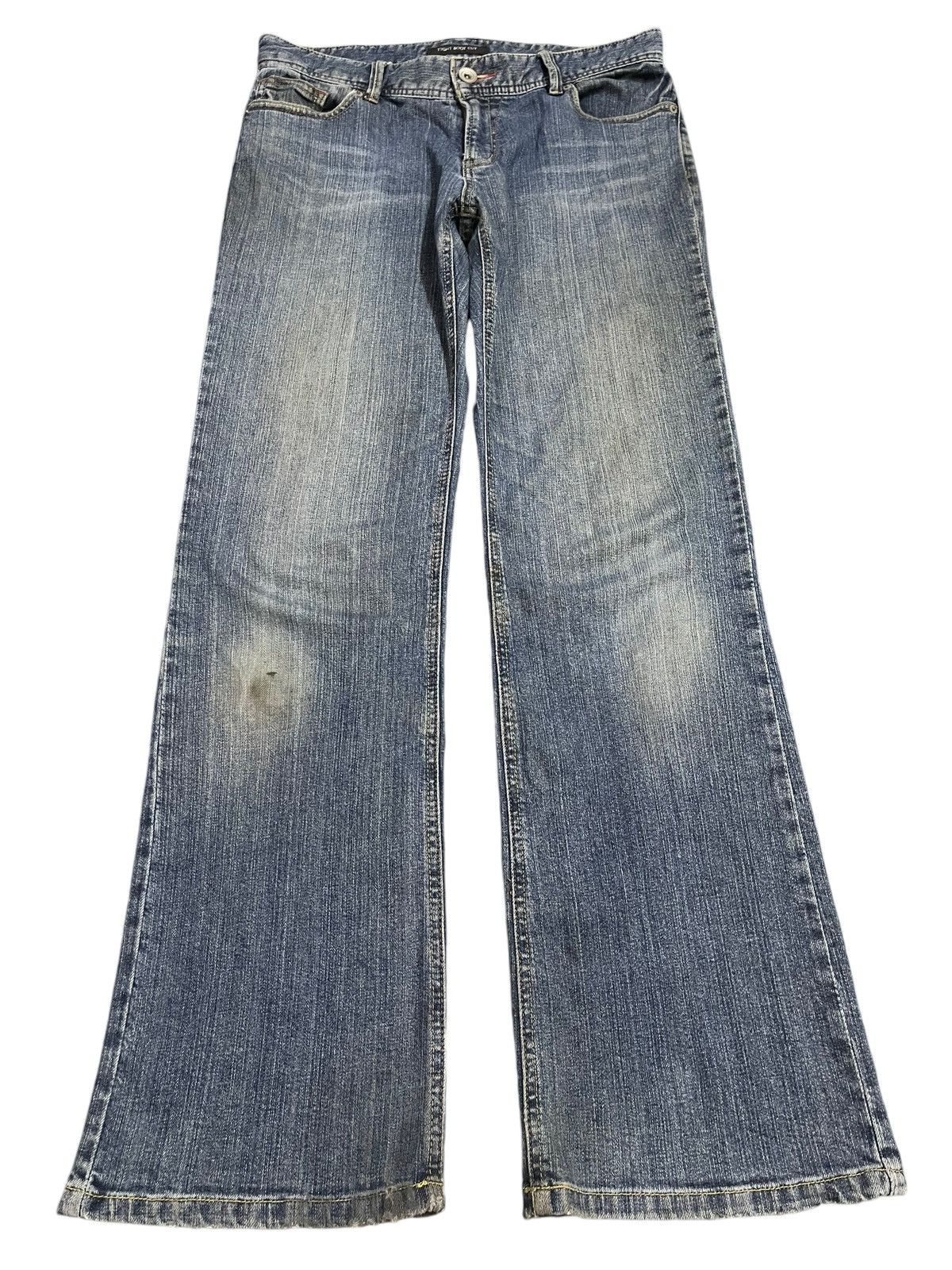 KMRii Vintage Japanese Brand Blue Wash Tight Bootscut Jeans Size US 32 / EU 48 - 1 Thumbnail