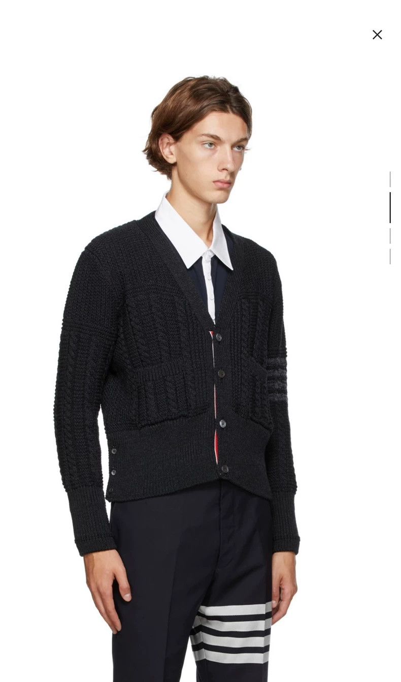 Thom Browne Thom Browne size2 Four bar striped wool sweater Size US M / EU 48-50 / 2 - 8 Thumbnail