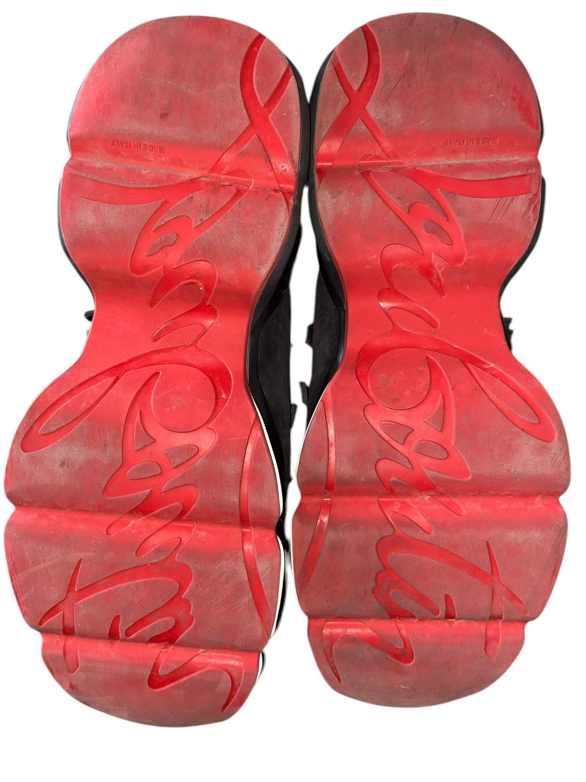 Christian Louboutin Christian Louboutin Red Runner Neoprene Sneakers Size US 10 / EU 43 - 10 Thumbnail