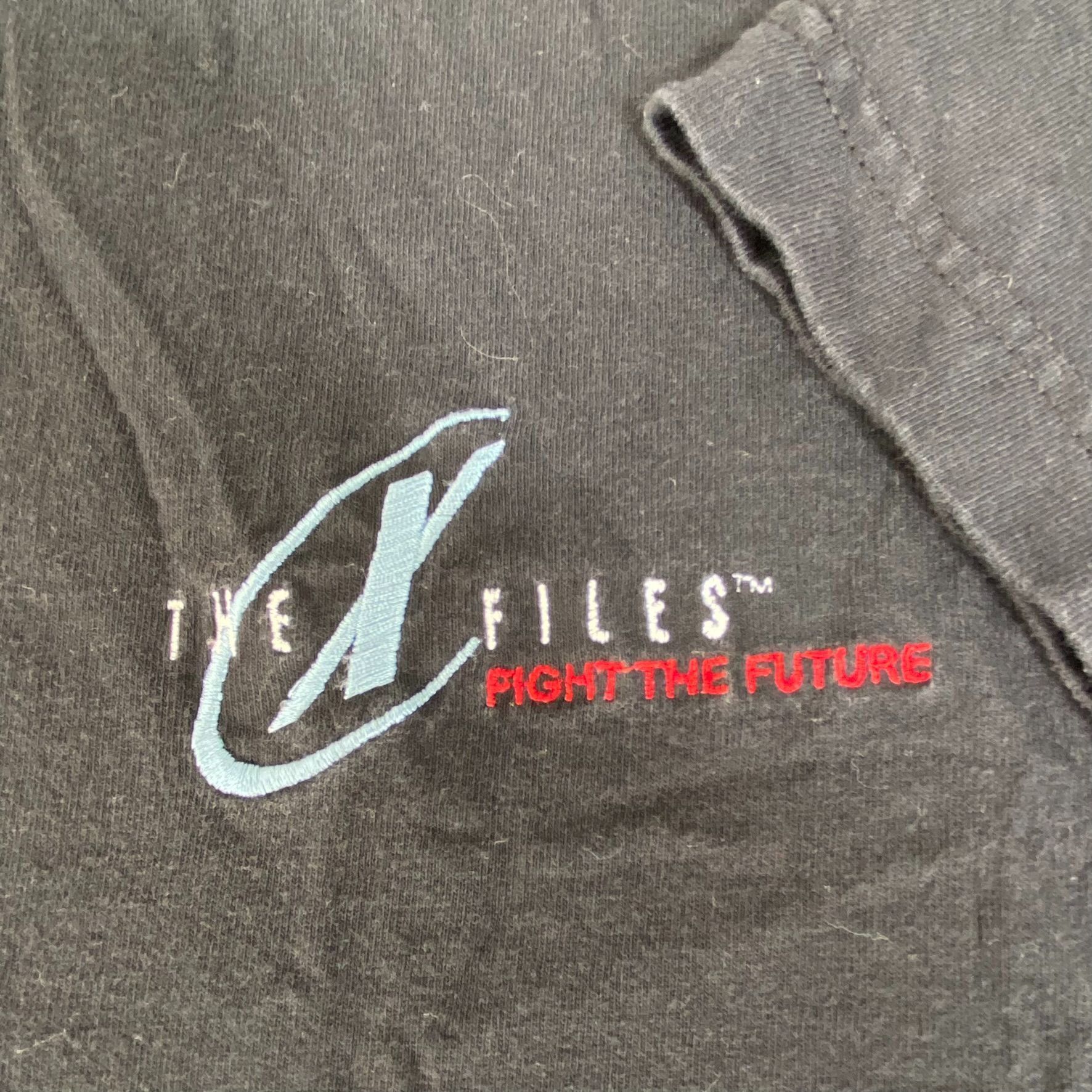 Vintage Vintage 90s The X Files Shirt TV Science Fiction Logo Tee Size US XL / EU 56 / 4 - 5 Thumbnail