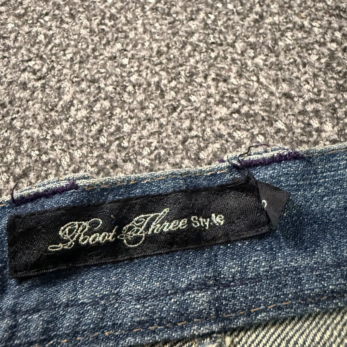 Hysteric Glamour 🇯🇵 Japanese Flared Y2k Root Three Dirty Wash Distressed Denim Size US 31 - 15 Thumbnail