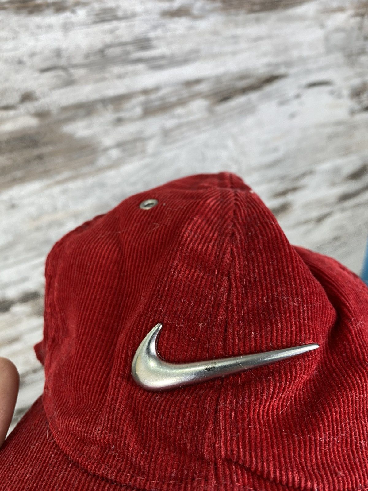 Nike × Vintage Mens Vintage Nike big logo hats cap hat y2k rare swoosh acg Size ONE SIZE - 4 Thumbnail