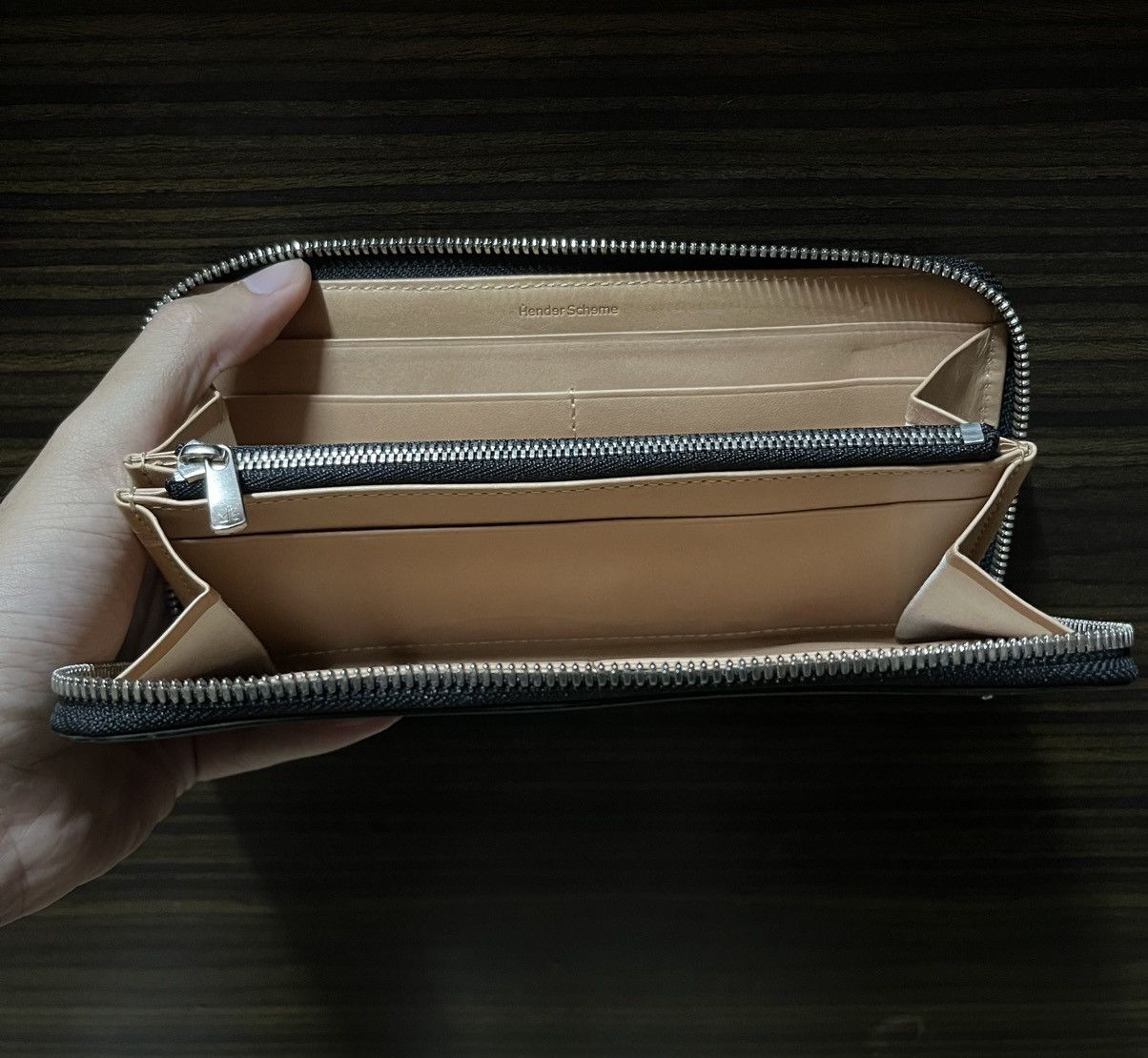 Hender Scheme Long Wallet Vegetable Tanned Leather Japanese Craft Size ONE SIZE - 4 Thumbnail