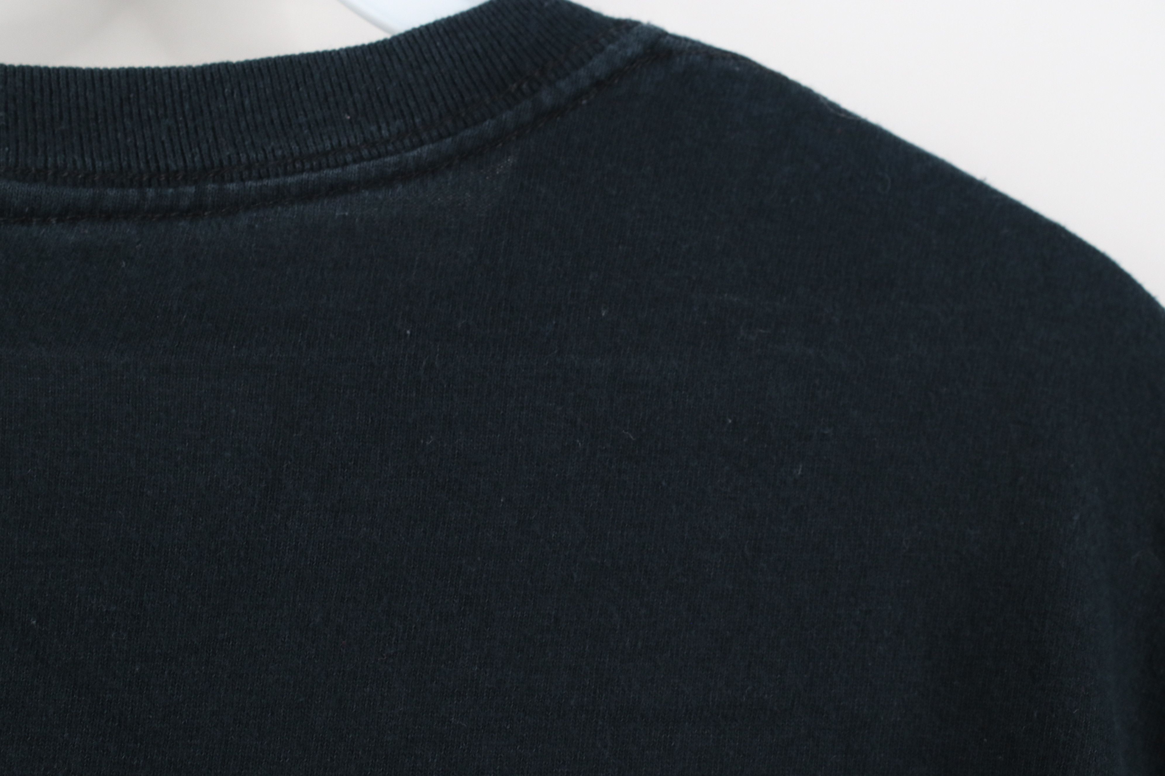 Vintage Vintage 90s Y2K Streetwear Blank Short Sleeve T-Shirt Black Size US XL / EU 56 / 4 - 12 Thumbnail