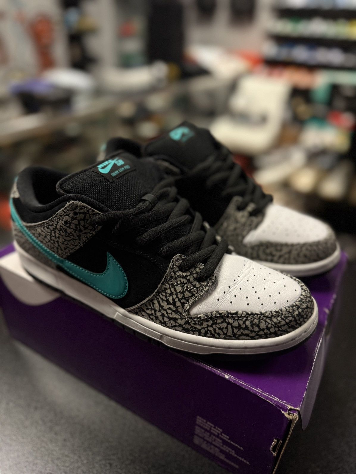 Nike Nike Dunk Low SB Atmos Elephant Size 11 (BQ6817-009) Size US 11 / EU 44 - 3 Thumbnail