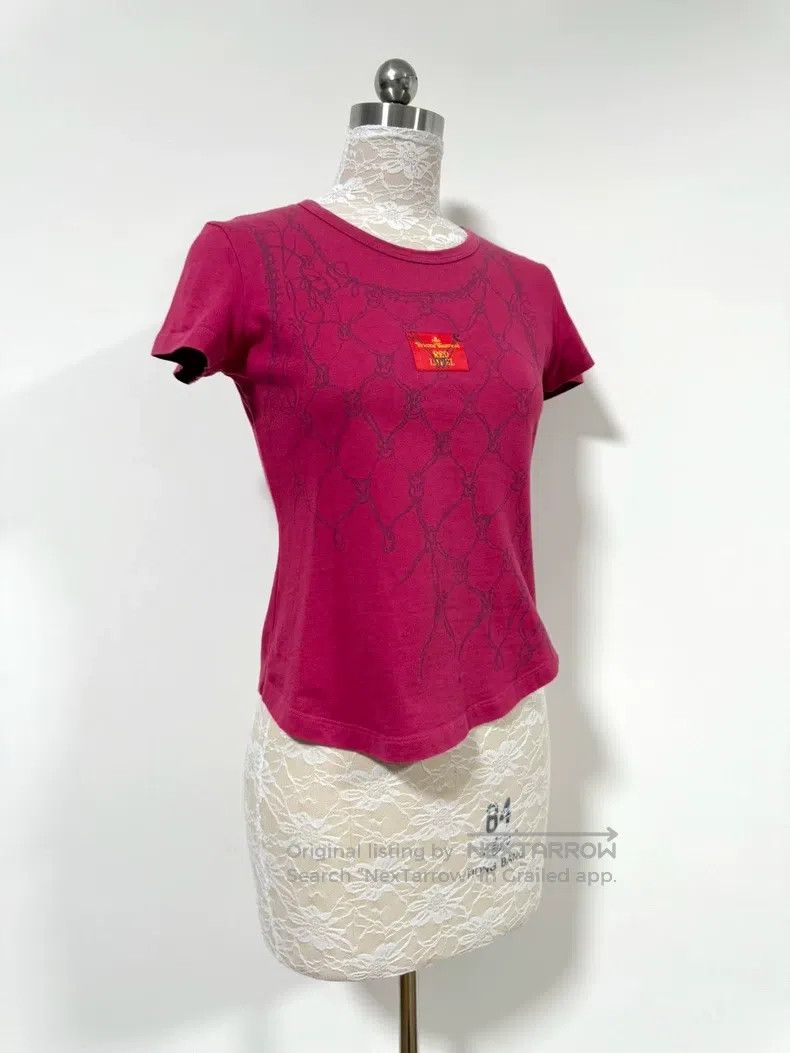 Vivienne Westwood Vivienne Westwood Red Net Knot Short Sleeve Top Size S / US 4 / IT 40 - 2 Thumbnail