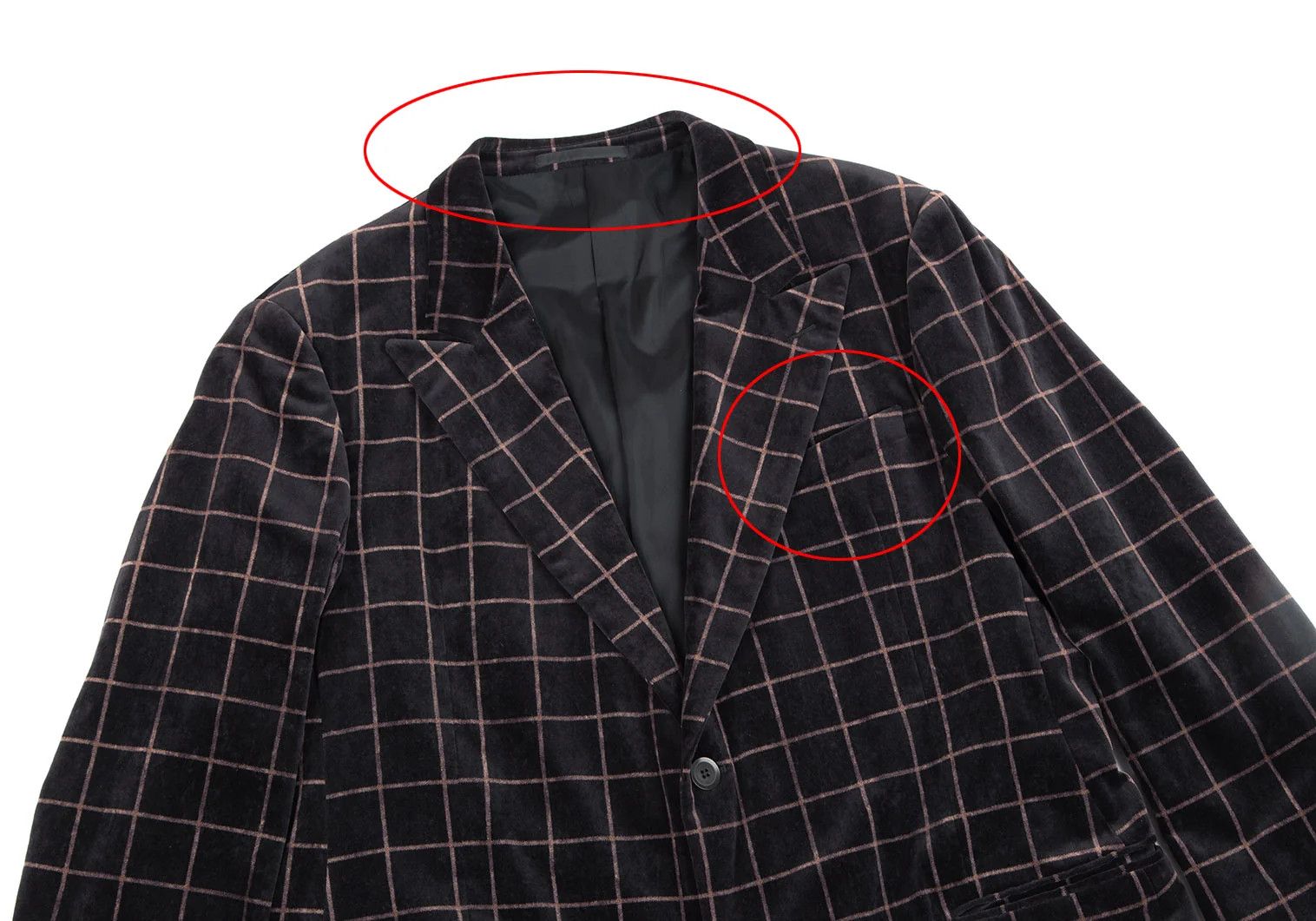 Armani Collezioni Velvet Peak Lapel Jacket in Black Size 60 Size US XXS / EU 40 - 2 Thumbnail