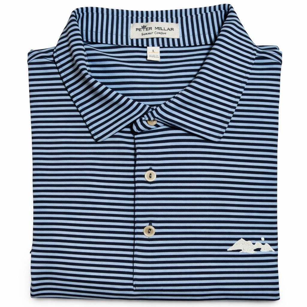 Peter Millar Peter Millar Summer Comfort Microstripe Polo Shirt Large blu Size US L / EU 52-54 / 3 - 1 Thumbnail