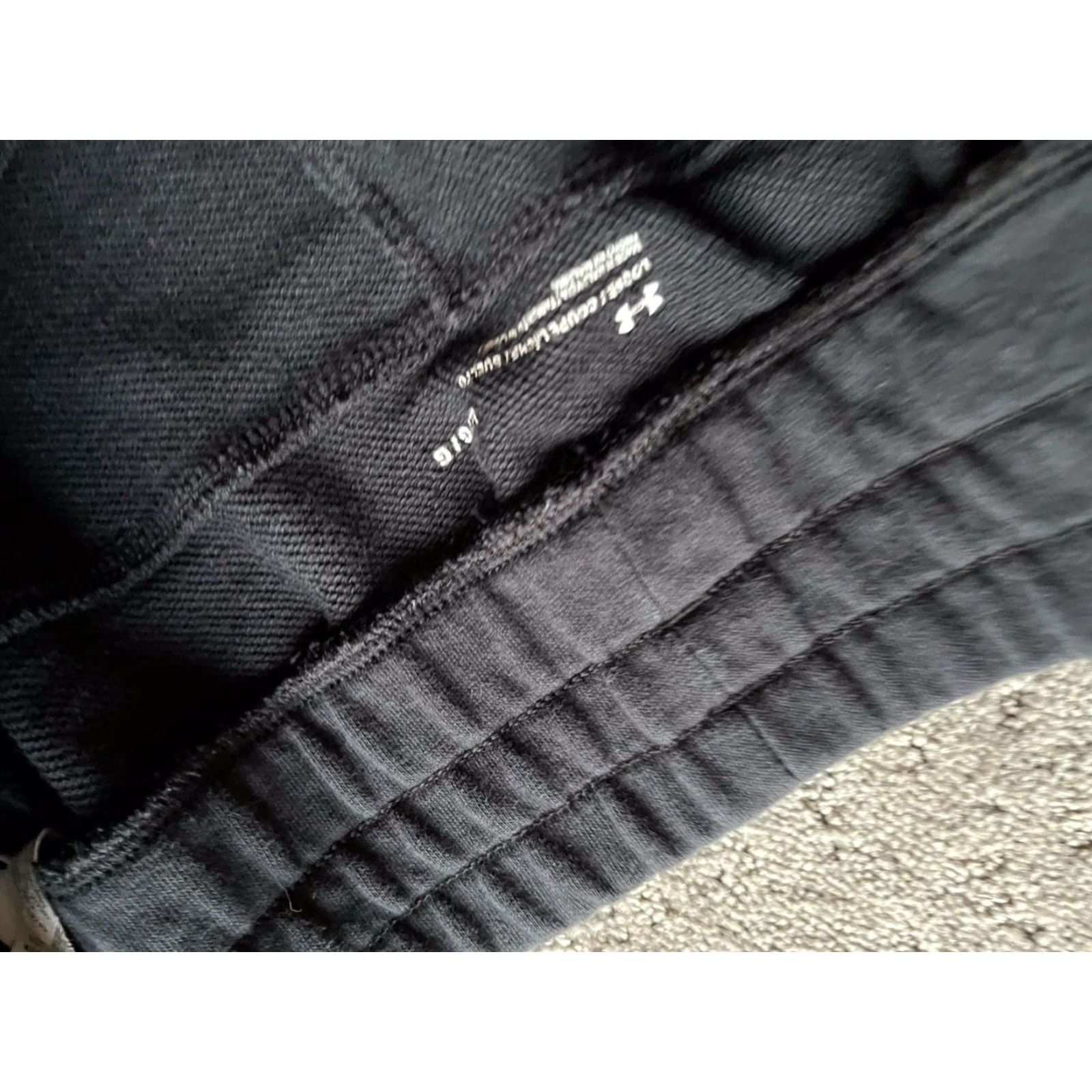 Under Armour Under Armour Womens Track Pants Large Black Terry Activewear Joggers 1351889 035 Size 36" / US 14 / IT 50 - 6 Thumbnail