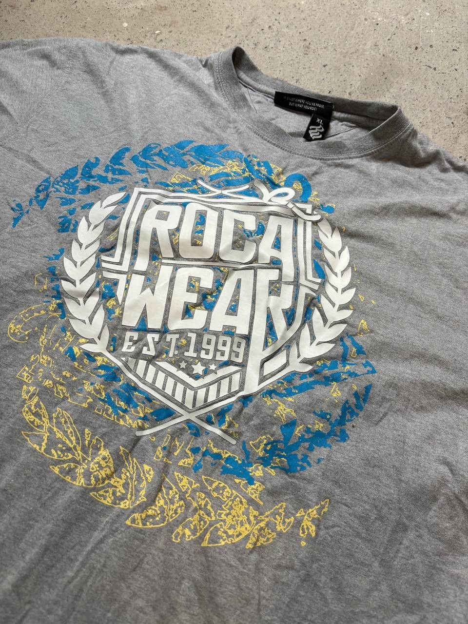 Rocawear × Vintage Vintage Y2K Rocawear hip hop Big logo print t shirt Size US XL / EU 56 / 4 - 2 Thumbnail
