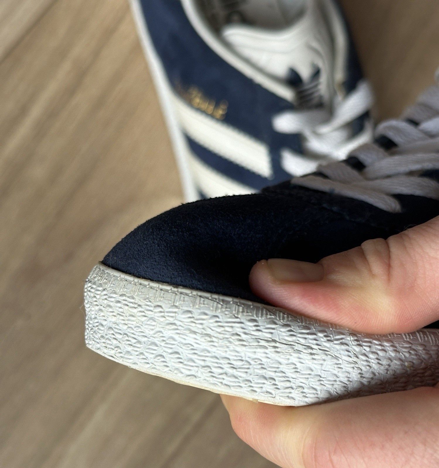 Adidas Vintag 90s Adidas Gazelle 1996 Shoes Sneakers Trainers Rare Size US 9 / EU 42 - 11 Thumbnail