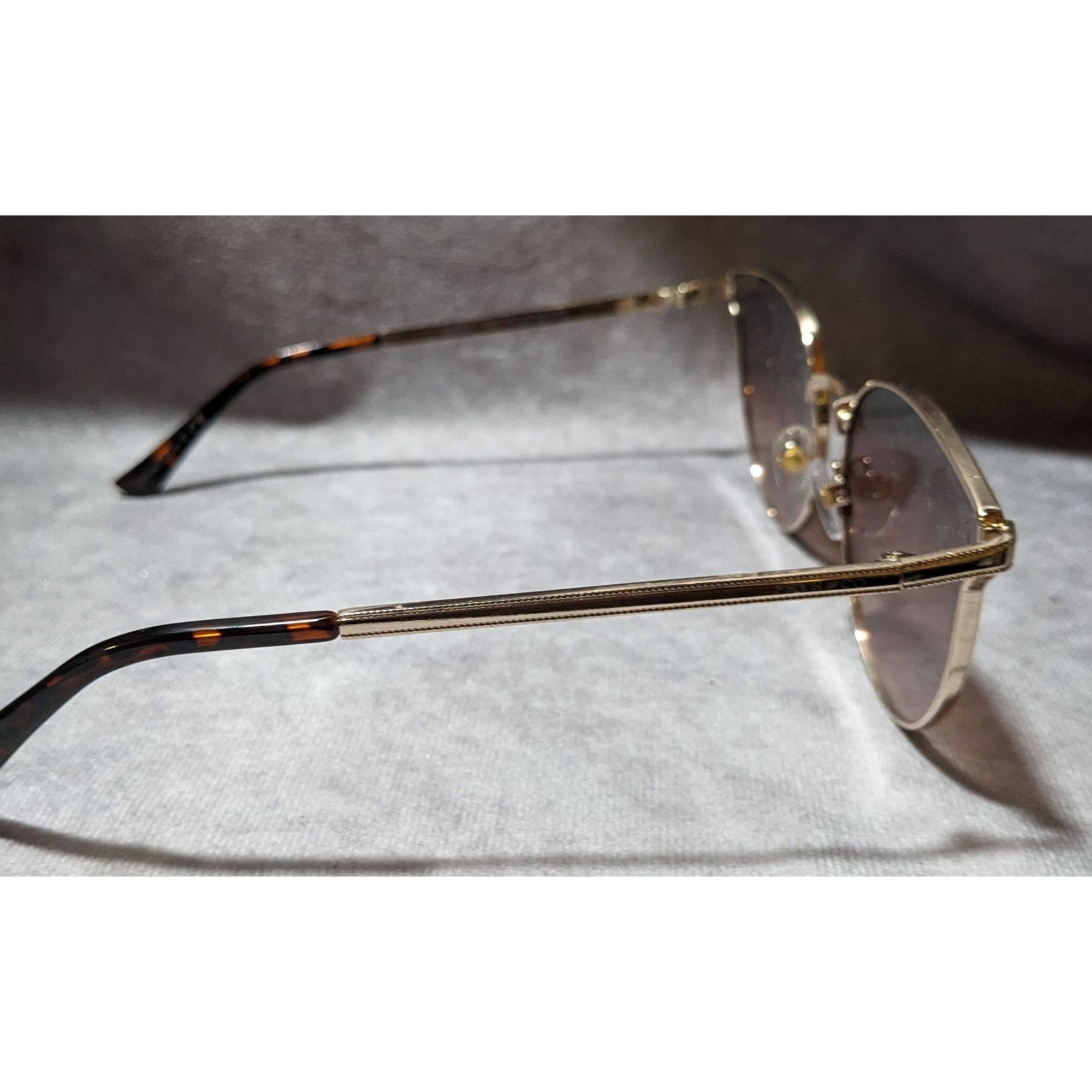 Other Frye & Co. Gold And Tortoise DG0921 Sunglasses Size ONE SIZE - 2 Thumbnail