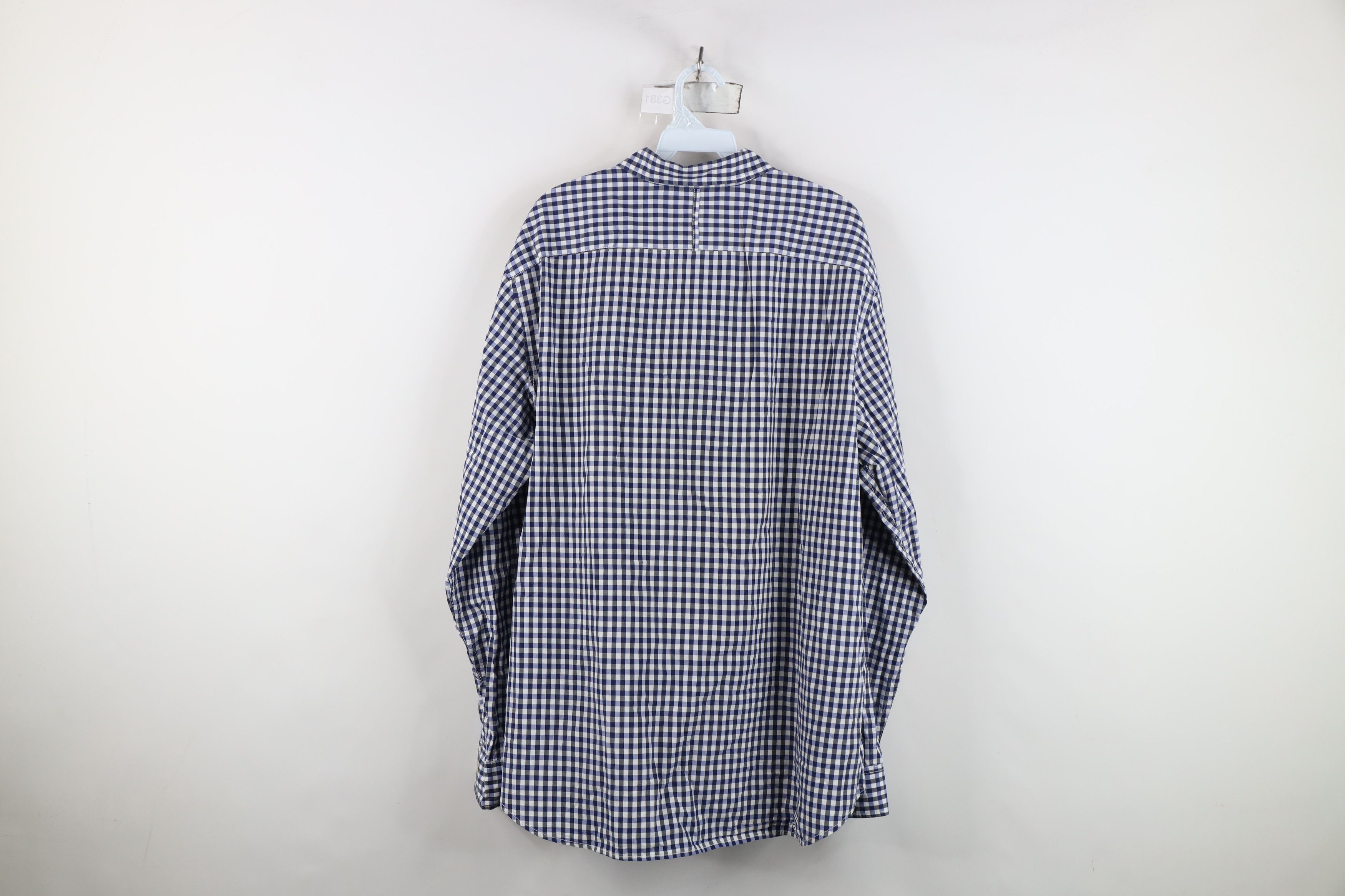 Banana Republic Banana Republic Wash Camden Fit Collared Button Shirt Plaid Size US XL / EU 56 / 4 - 14 Thumbnail