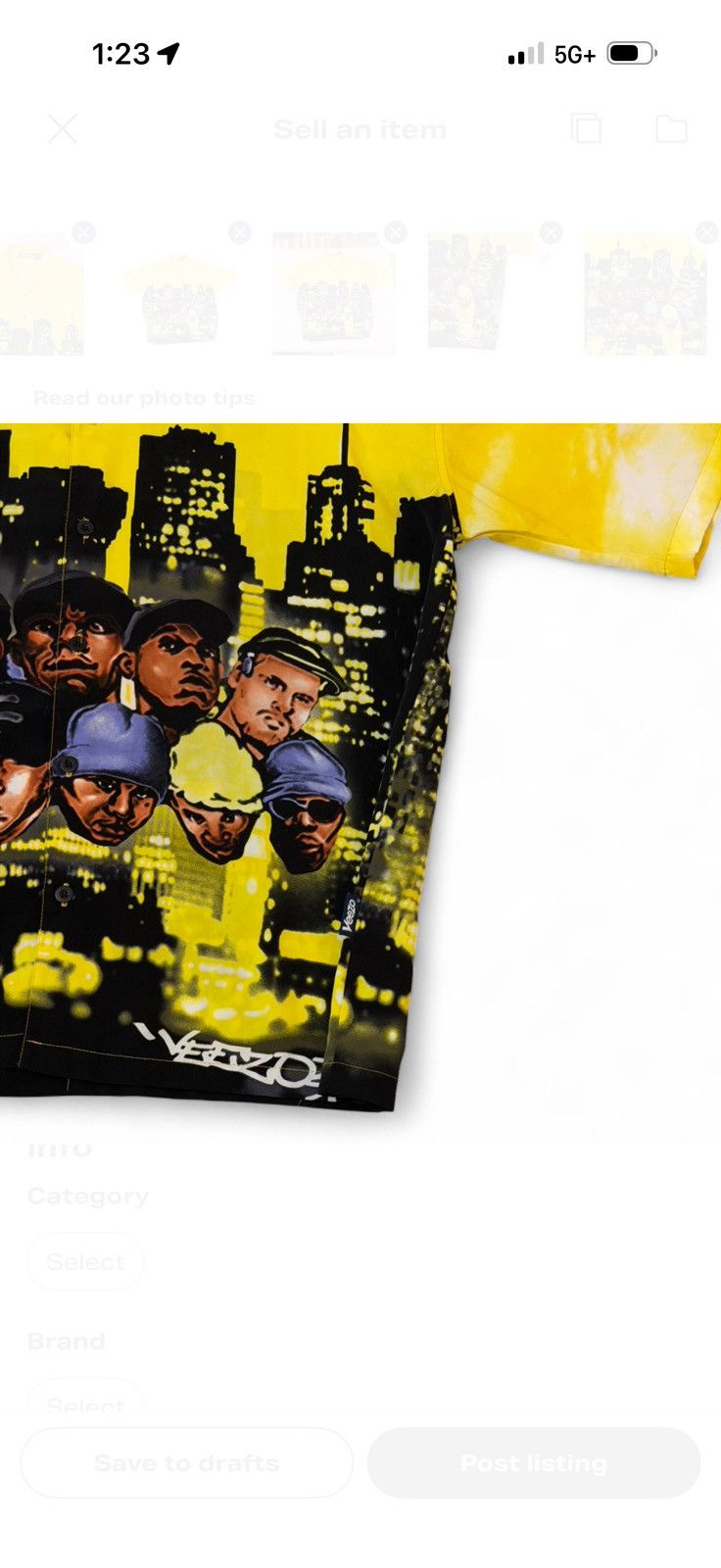 Other Veezo Y2K Hip-Hop City Graphic Button-Up (1999–2002) Size US XL / EU 56 / 4 - 5 Thumbnail