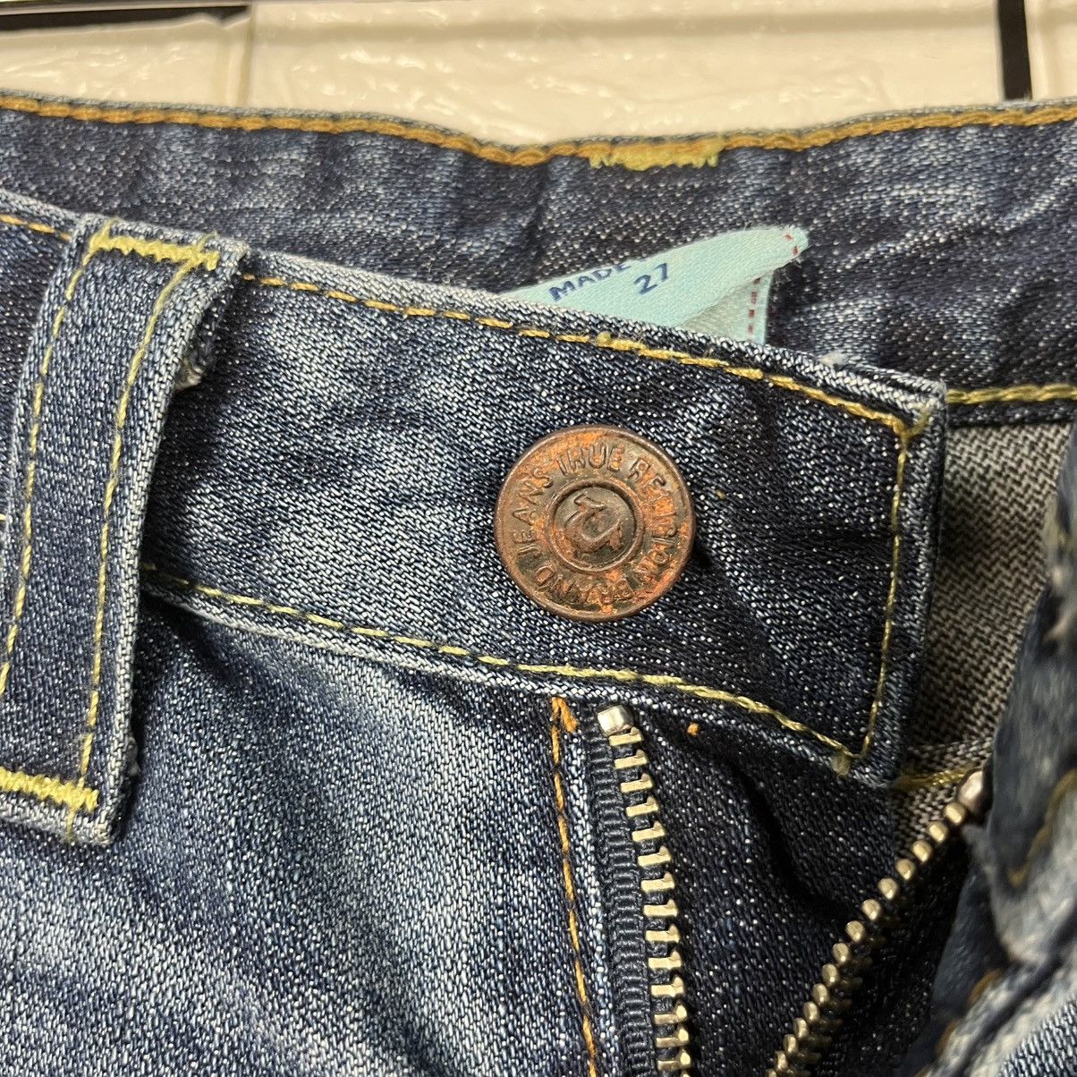 Japanese Brand Vintage True Religion Brand Jeans Patchwork Denim Size 28" / US 6 / IT 42 - 17 Thumbnail